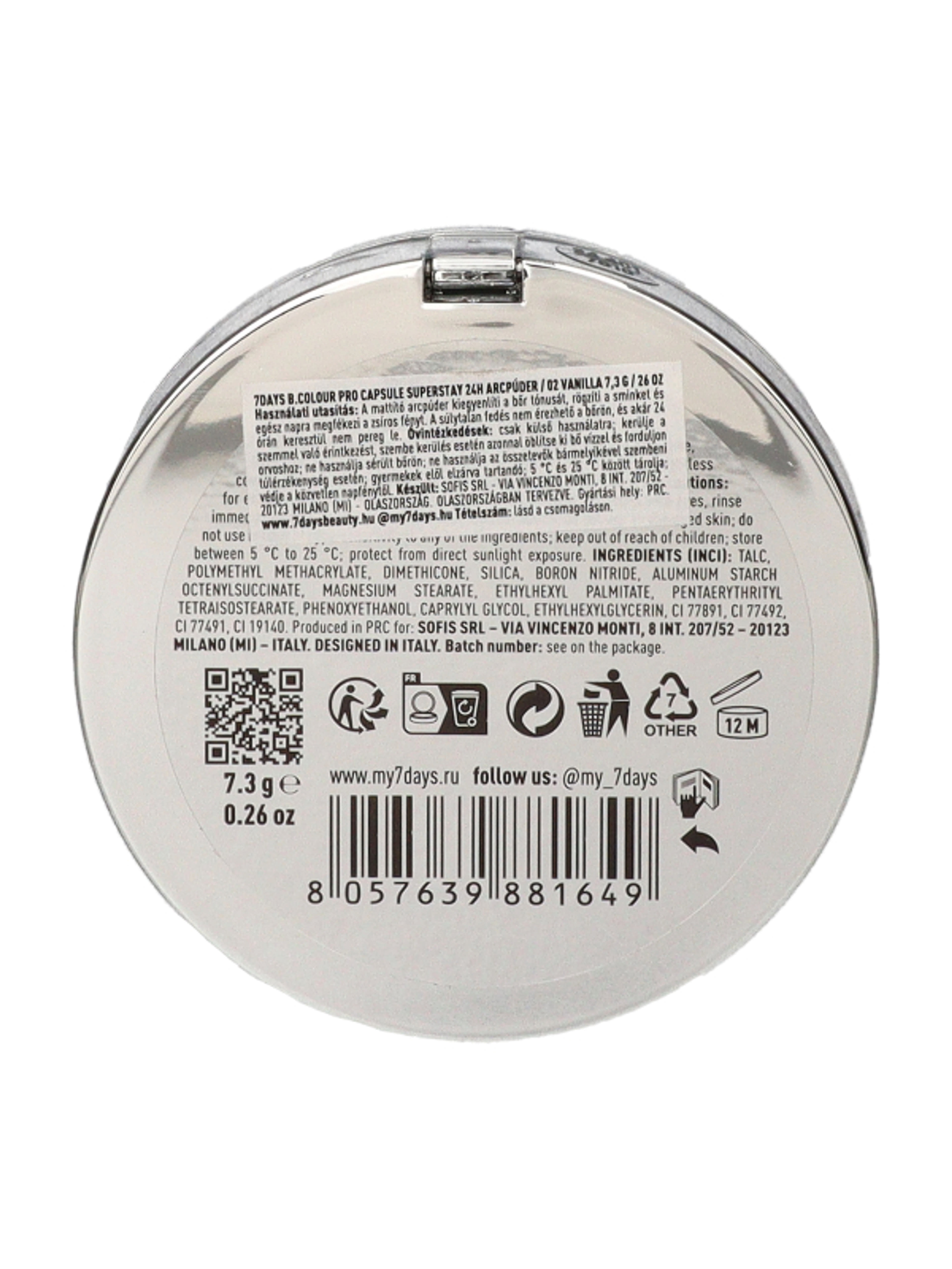 B.Colour Professional Capsule Super Stay 24H púder /02 - 1 db-3