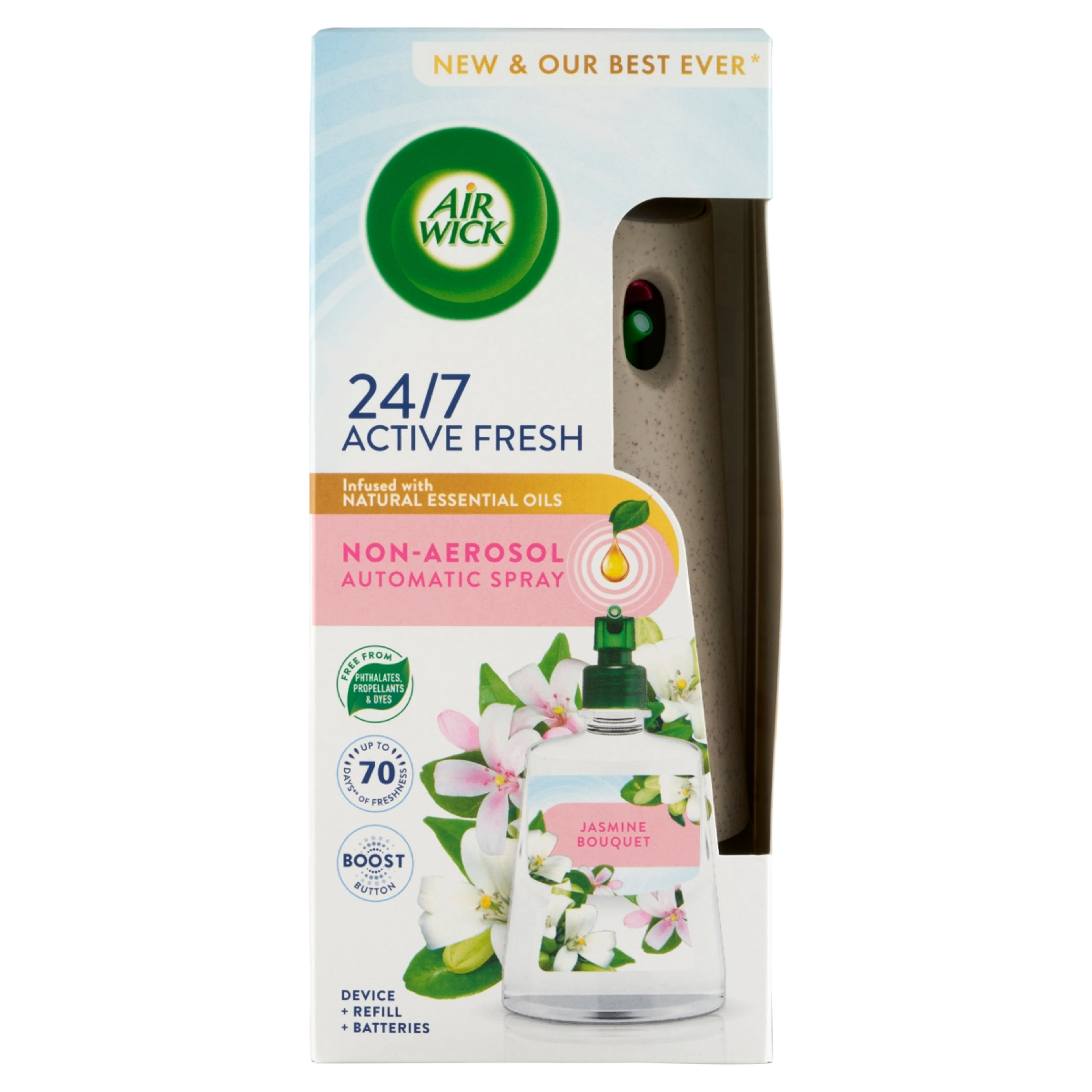 Air Wick Active Fresh készülék és utántöltő jázmin csokor - 228 ml-2