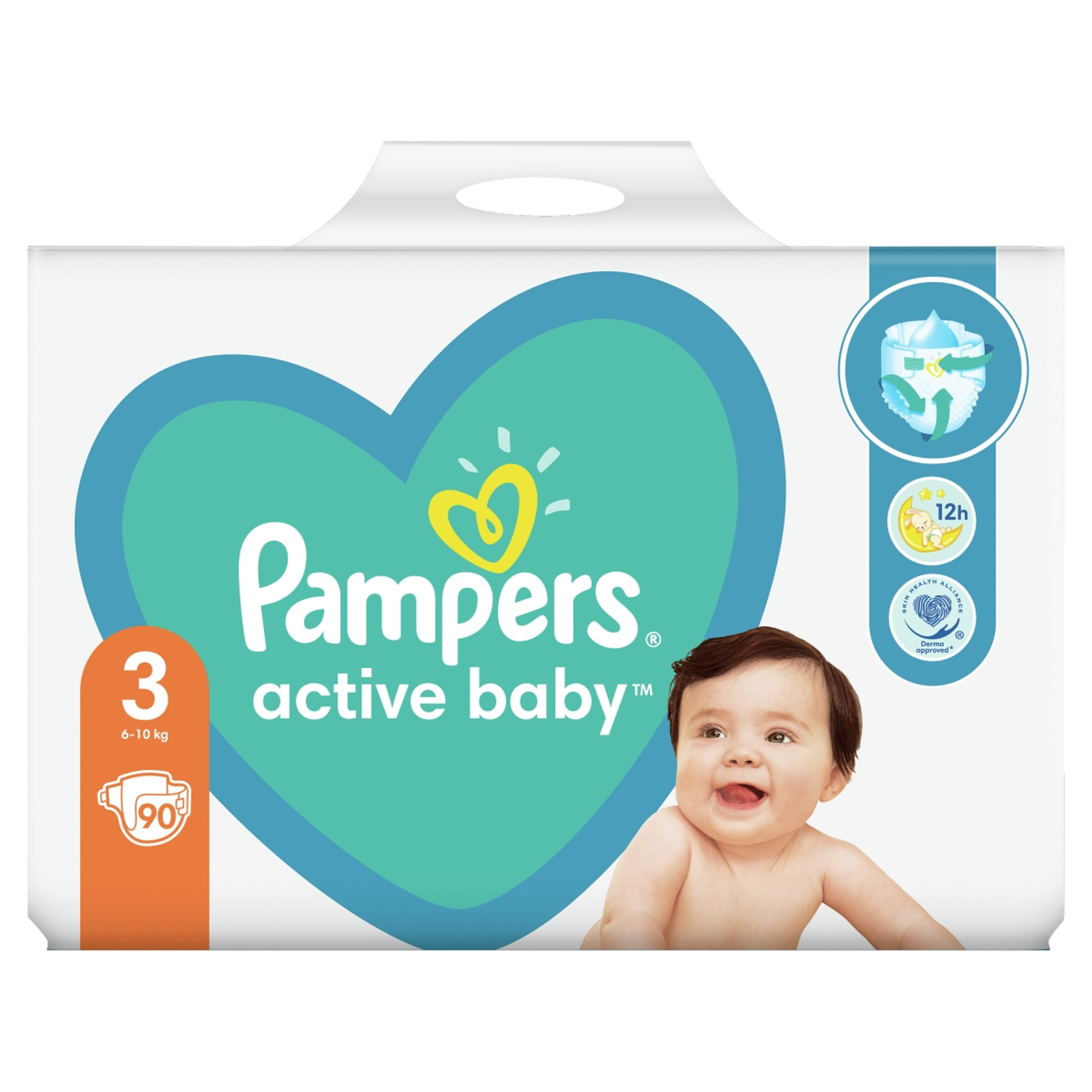 Pampers Active Baby Giant Pack Pelenka 3 - 90 db