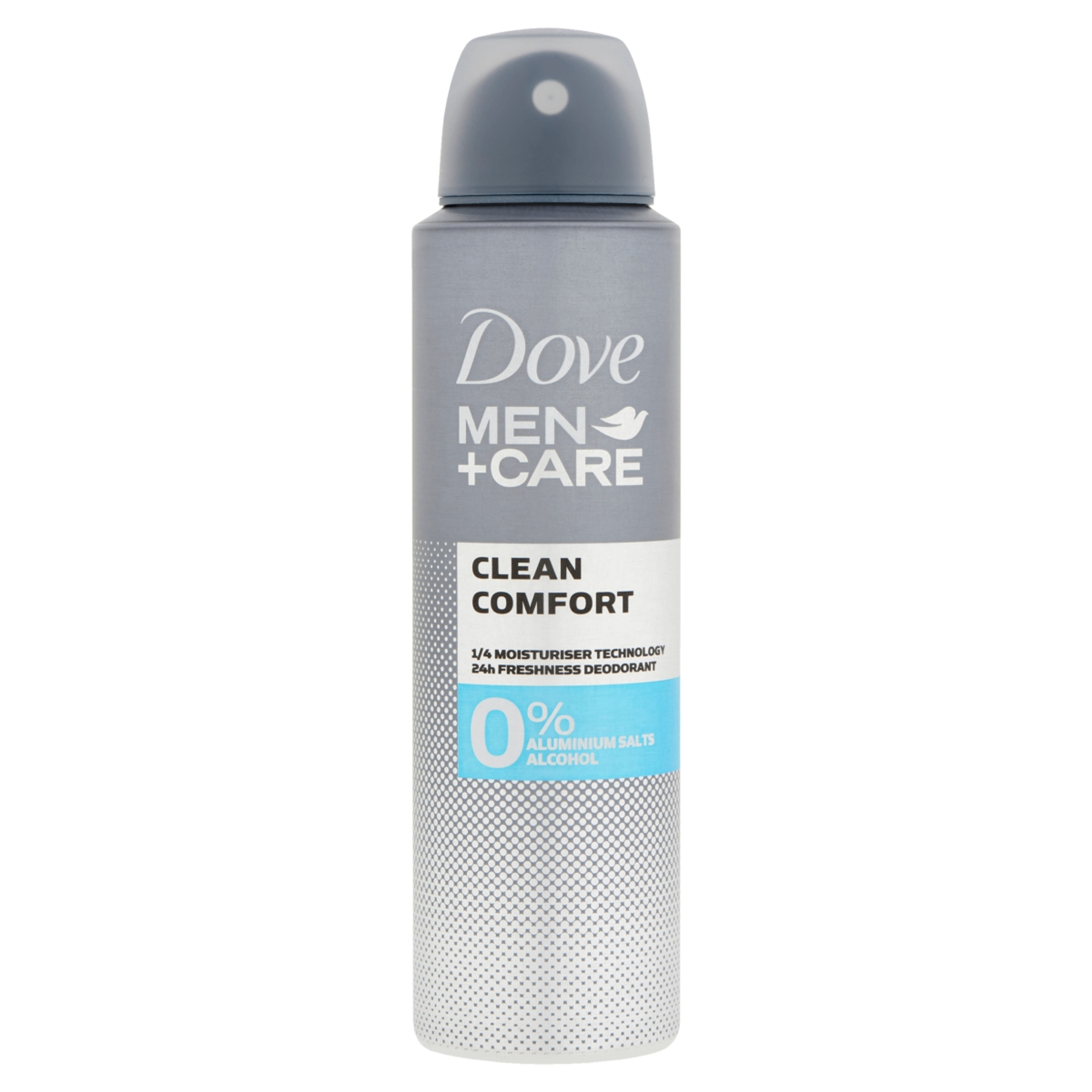 Dove deo men+care 0% clean comfort férfi - 150 ml