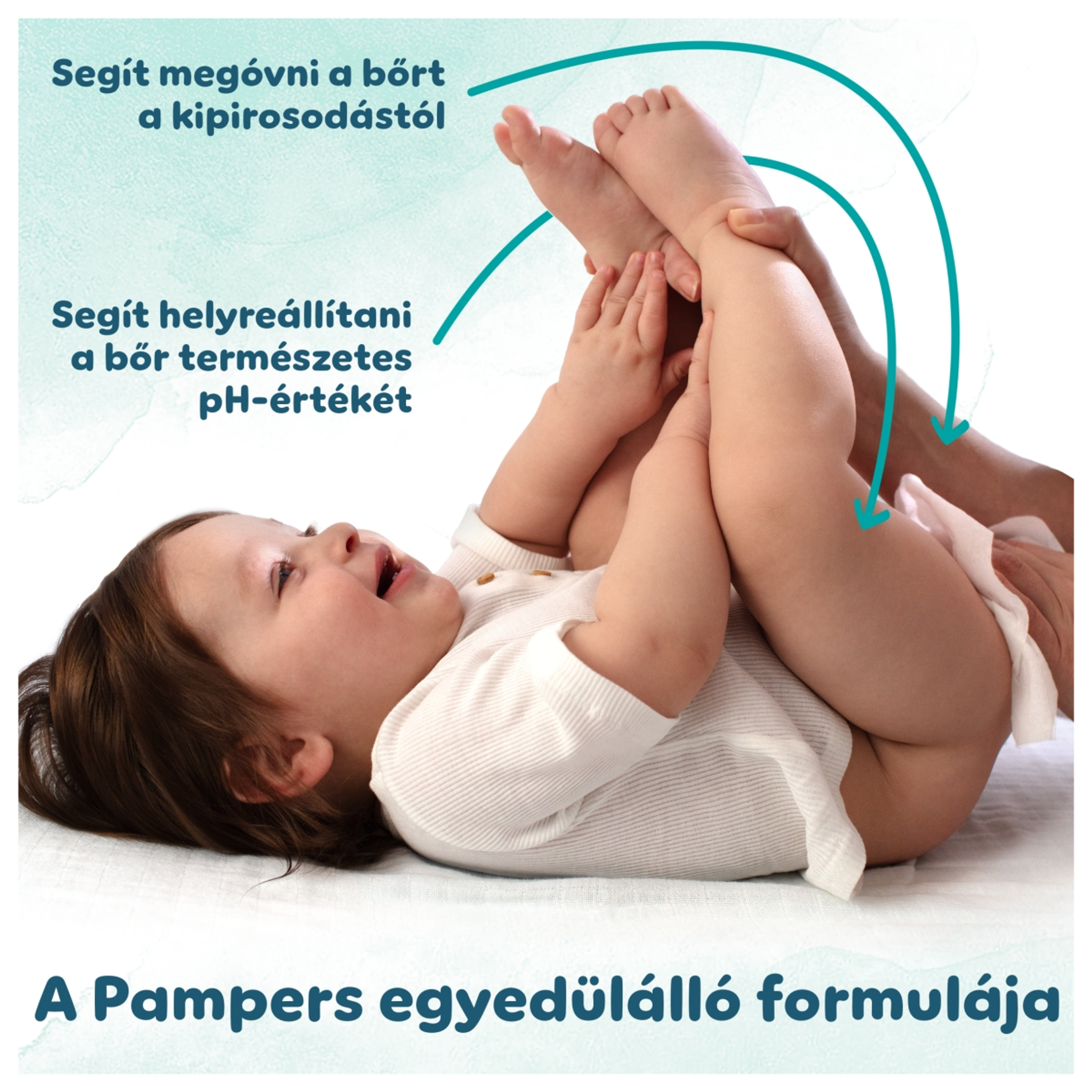 Pampers Harmonie Aqua nedves törlőkendő, műanyagmentes - 10 db-3