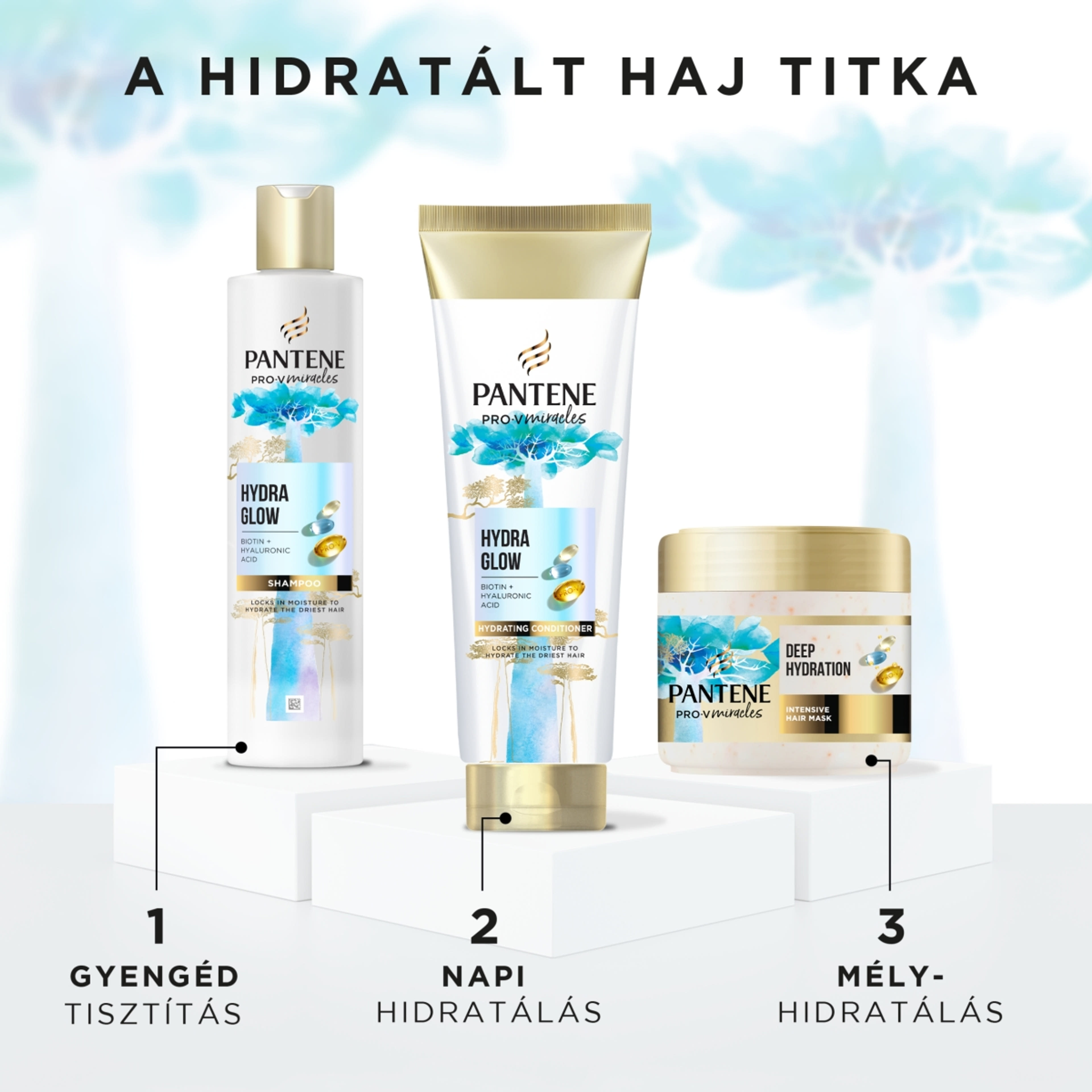 Pantene Miracles Hydra hajmaszk - 300 ml-5