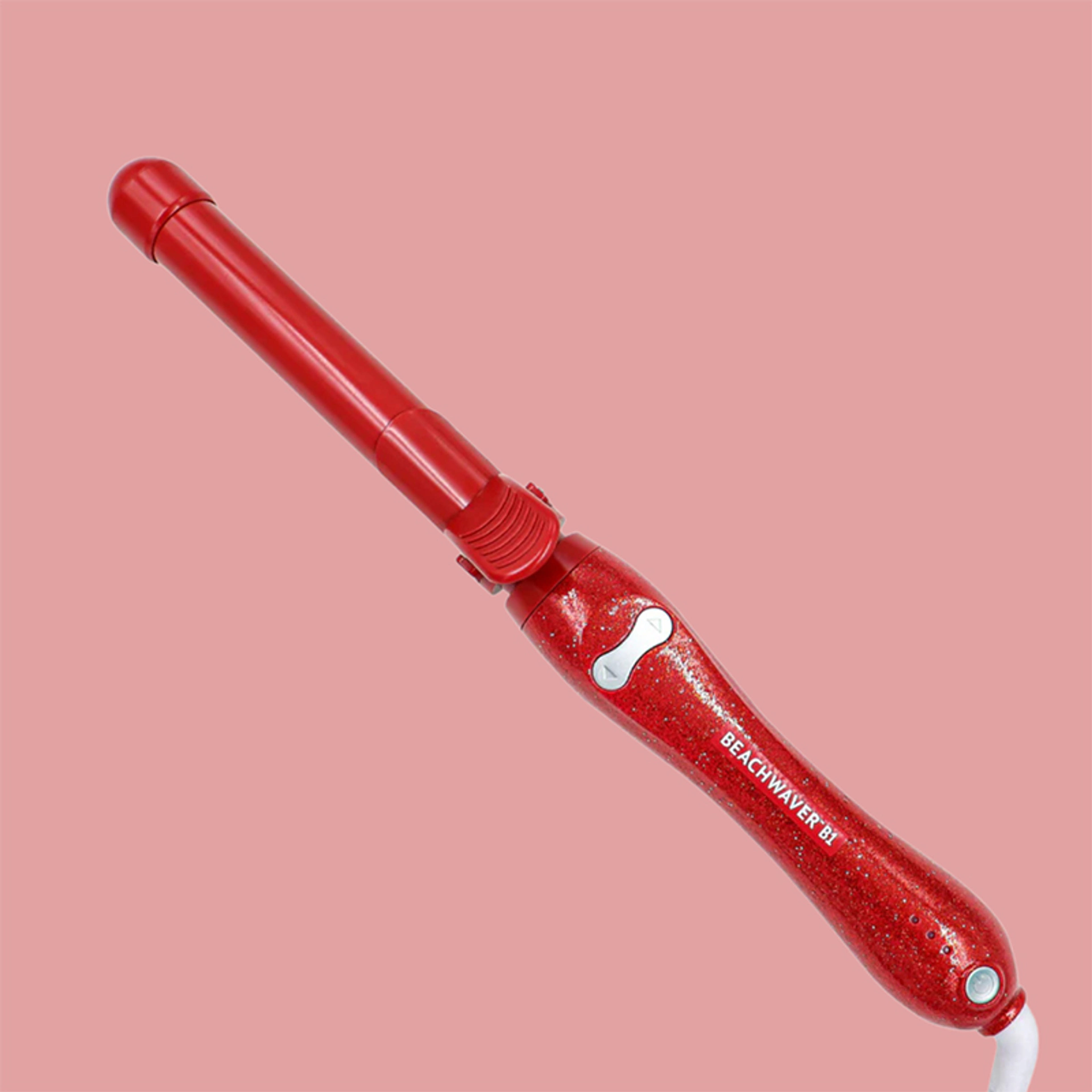 Beachwaver Red Glitter hajsütővas - 1 db-2