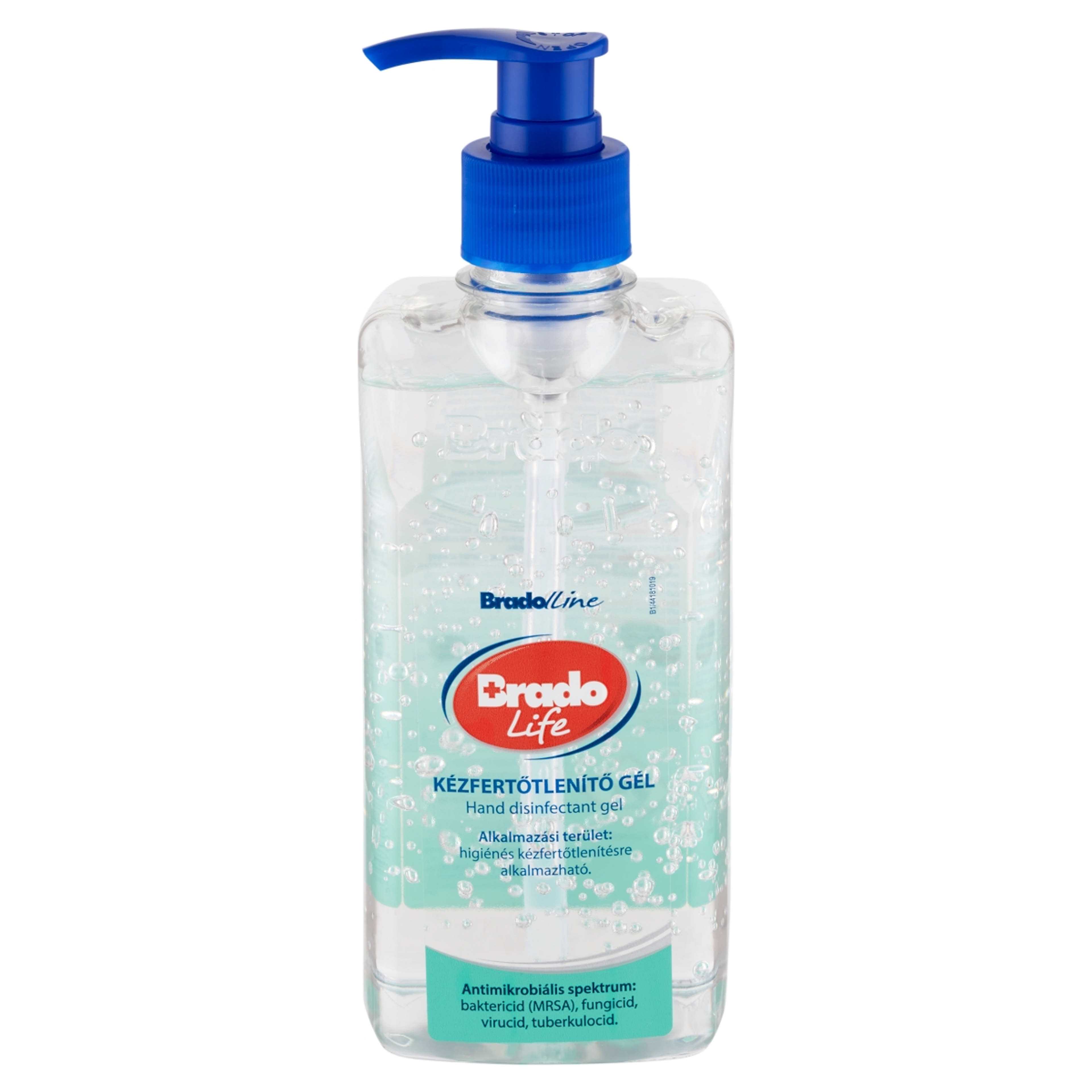 BradoLife higiénés kézfertőtlenítő gél - 500 ml-2