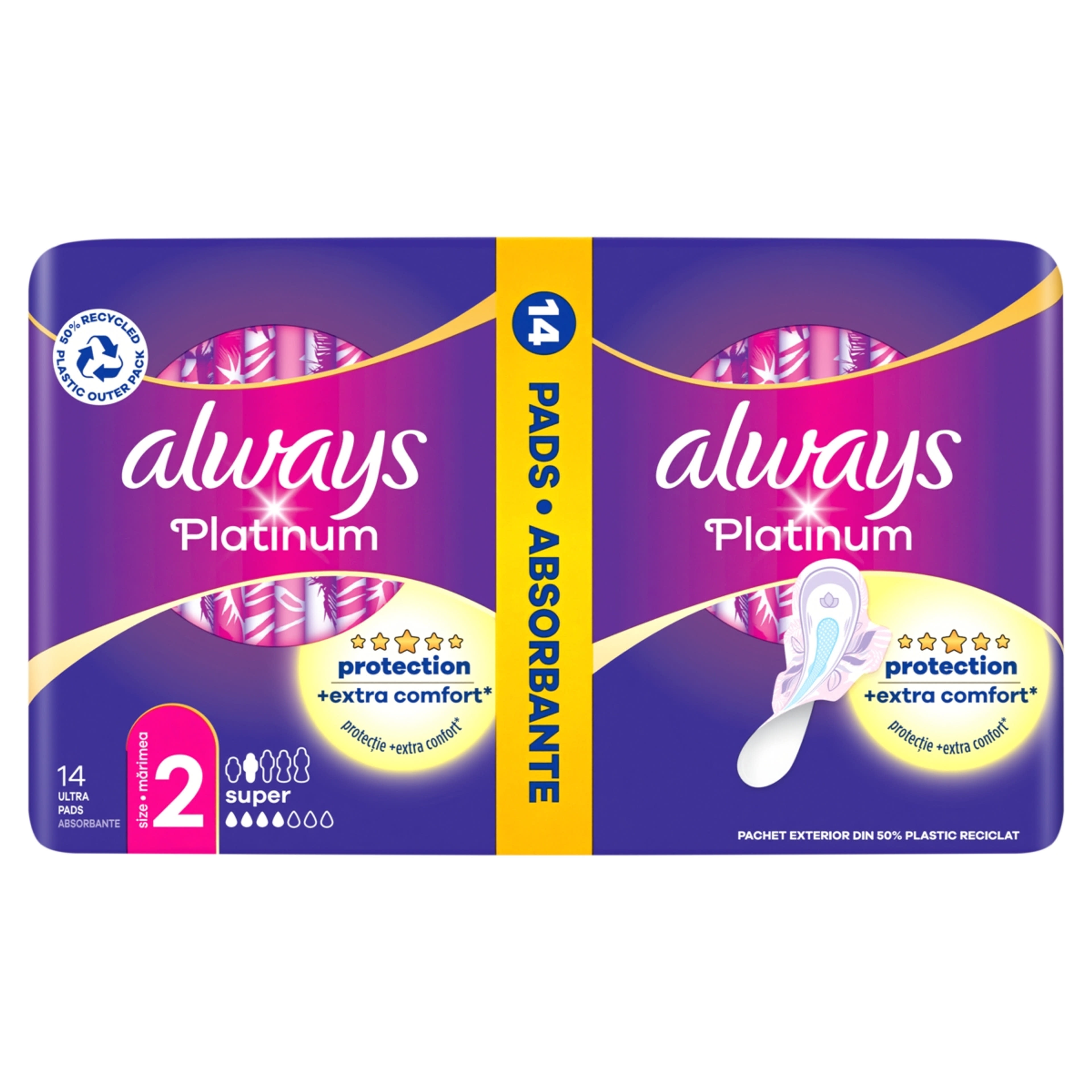 Always Platinum Duo Pack super egészségügyi betét - 14 db-3