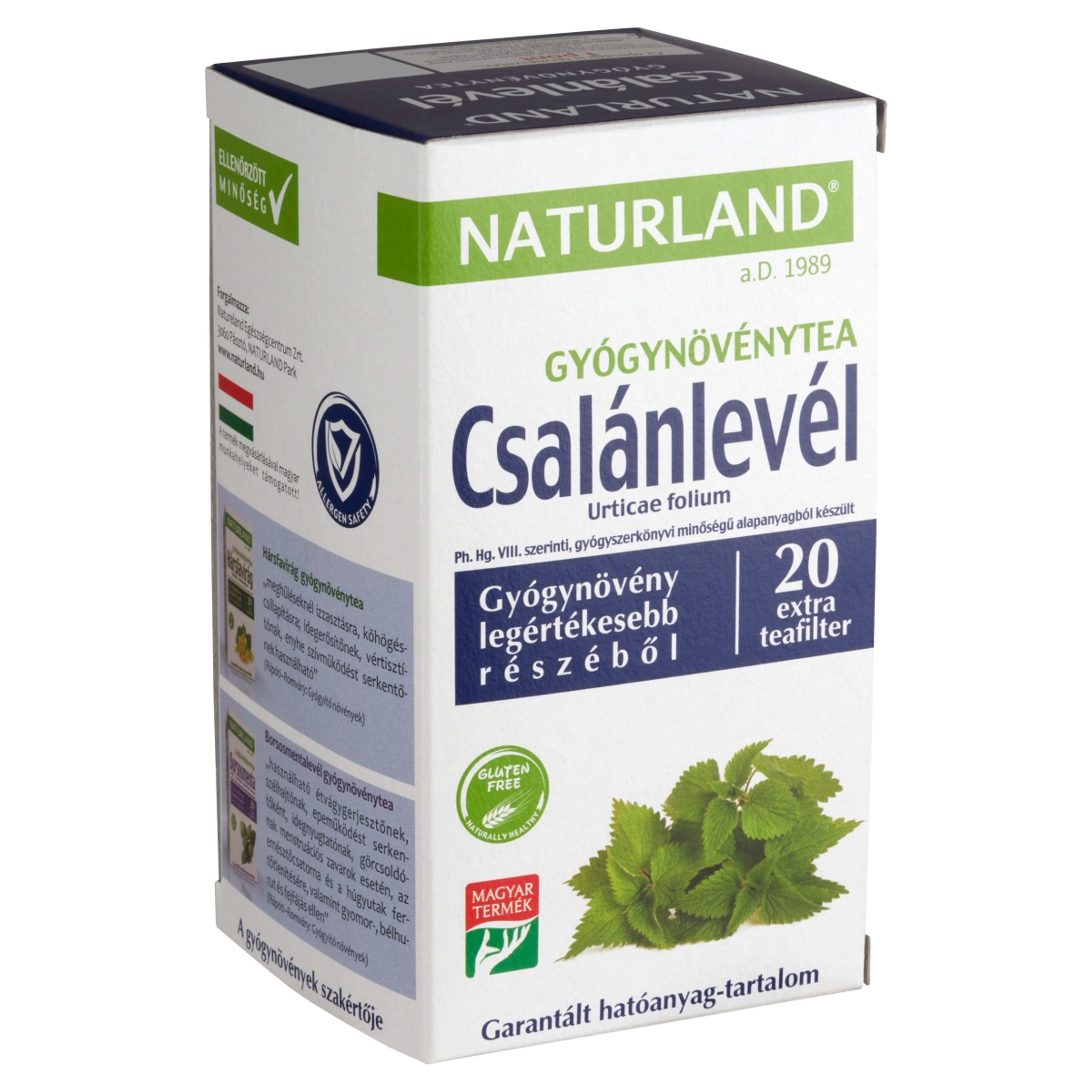 Naturland Herbal csalánlevél tea - 20 filter - 30 g-2