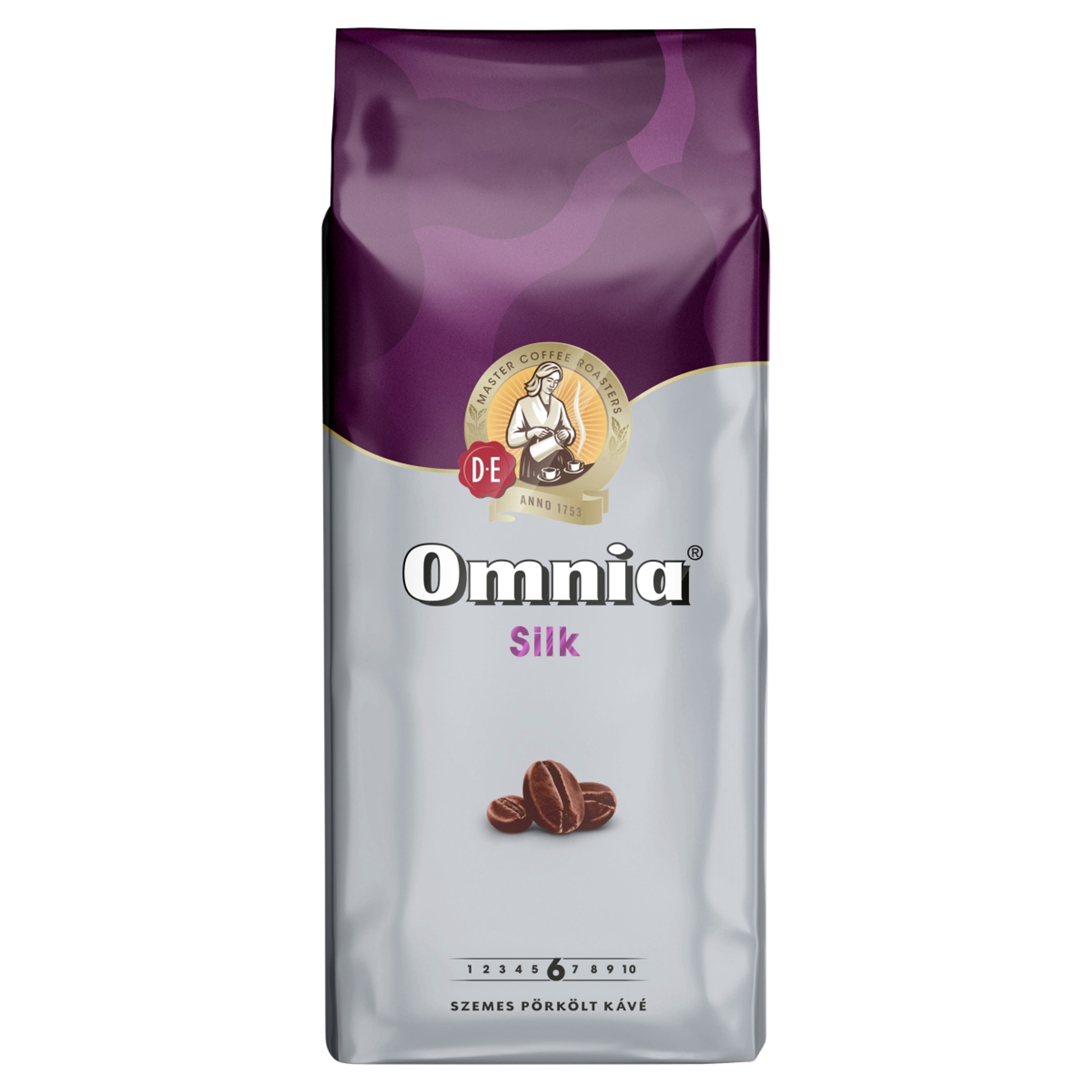 Douwe Egberts Omnia Silk szemes pörkölt kávé - 1000 g