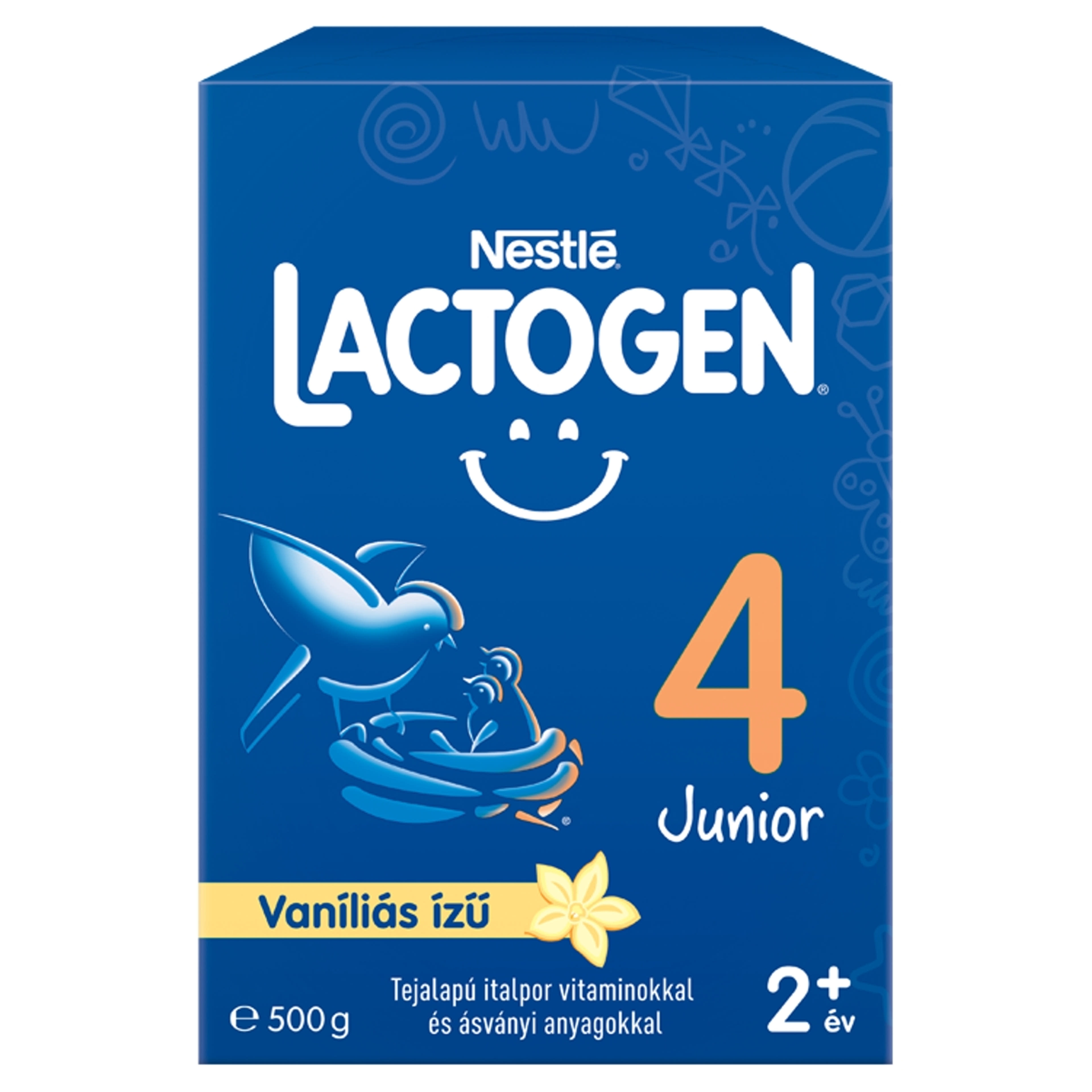 Nestlé Lactogen 4 Junior vaníliás ízű tejalapú italpor, 2 éves kortól - 500 g