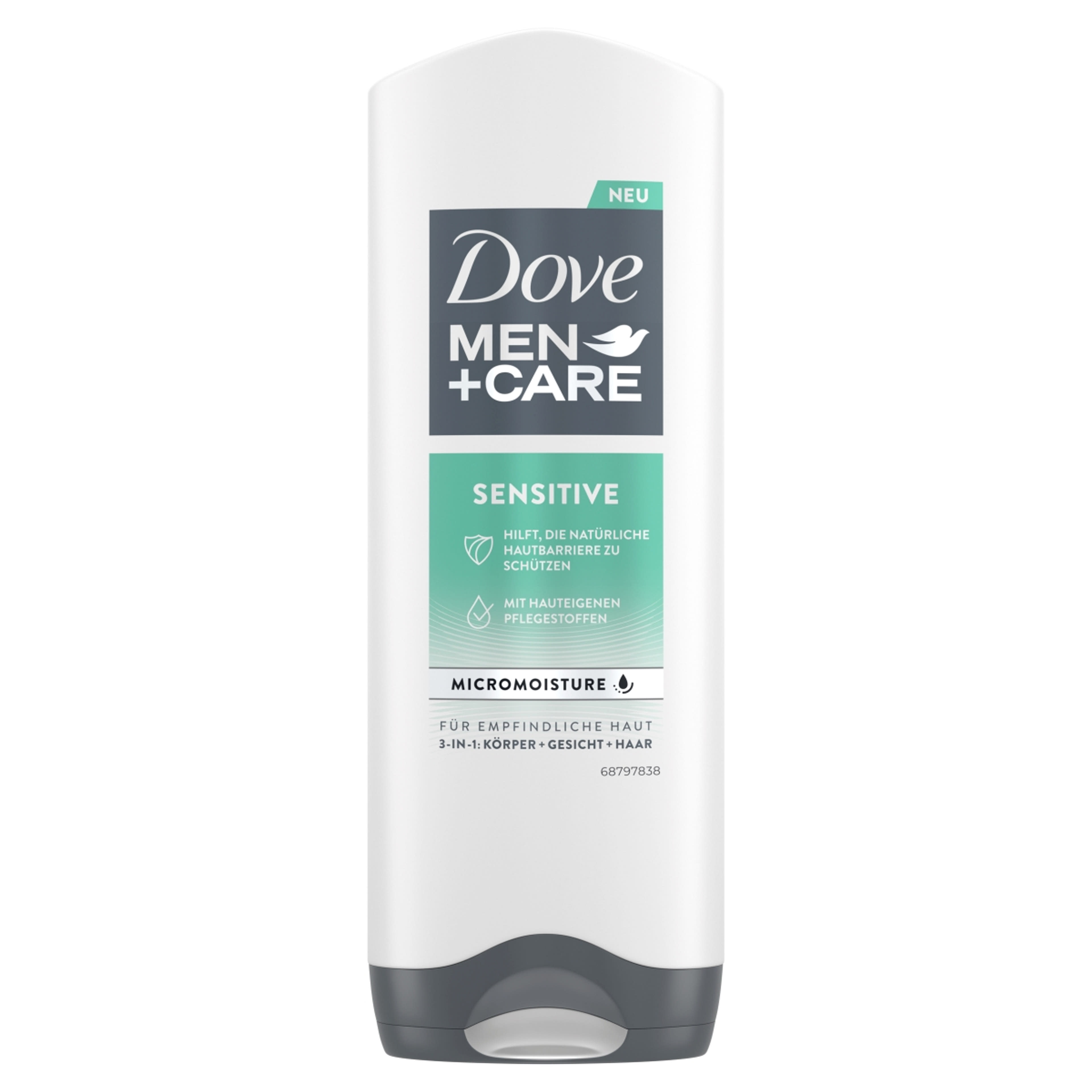 Dove Men+Care Sensitive tusfürdő - 400 ml