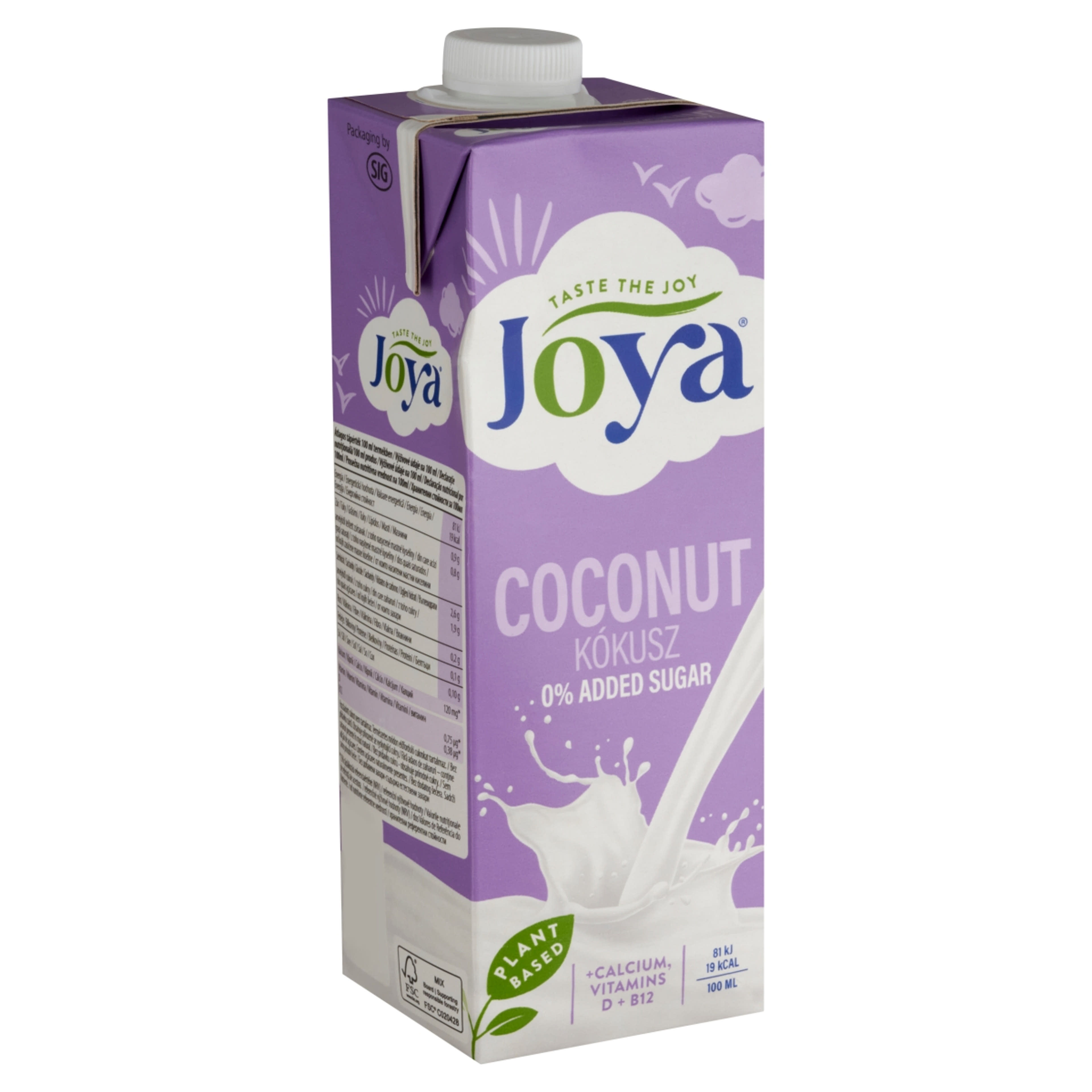 Joya kókuszital kalciummal uht - 1 l-2
