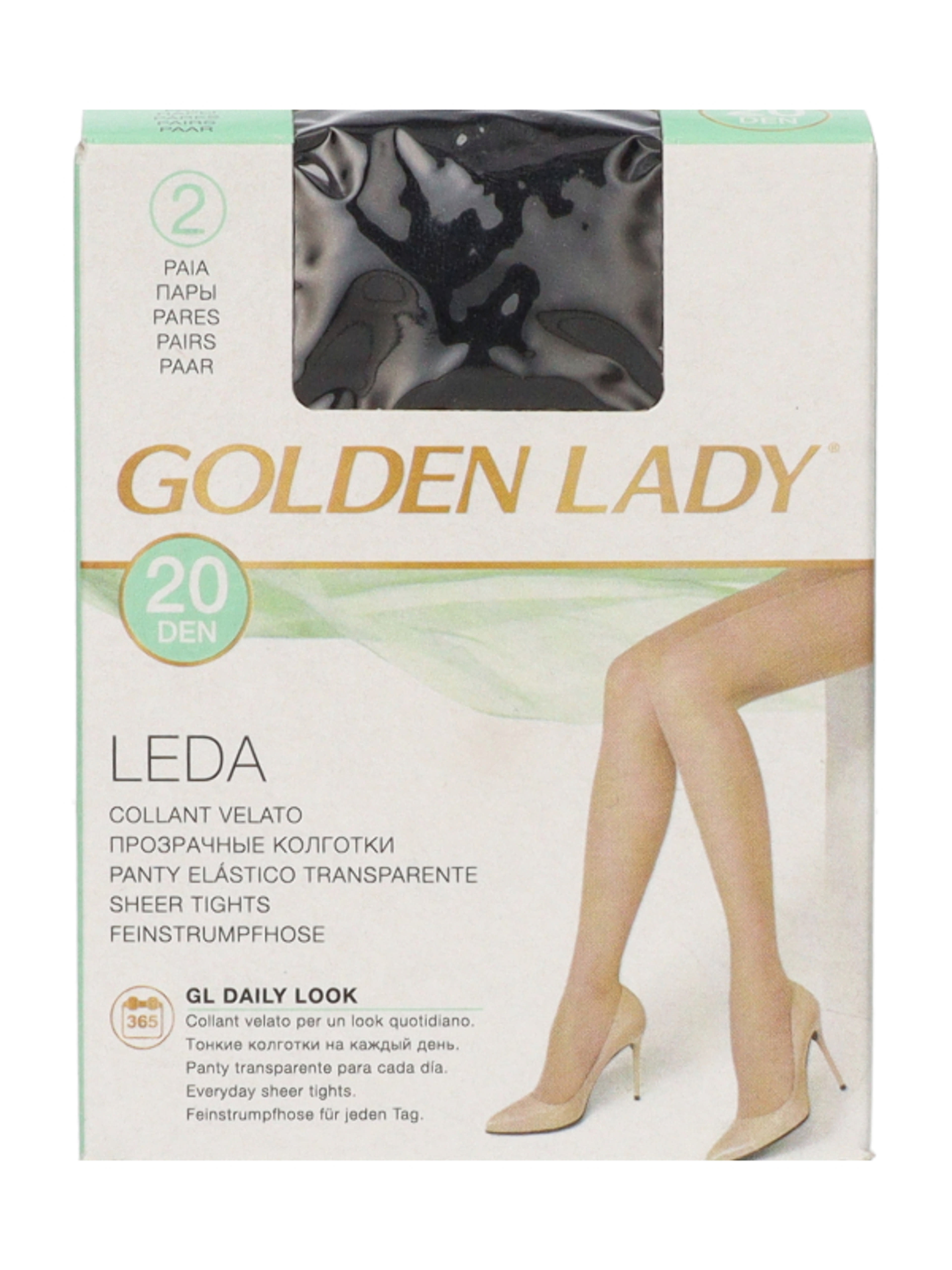 Golden Lady Leda harisnyanadrág 20 Den fekete M - 2 db-2
