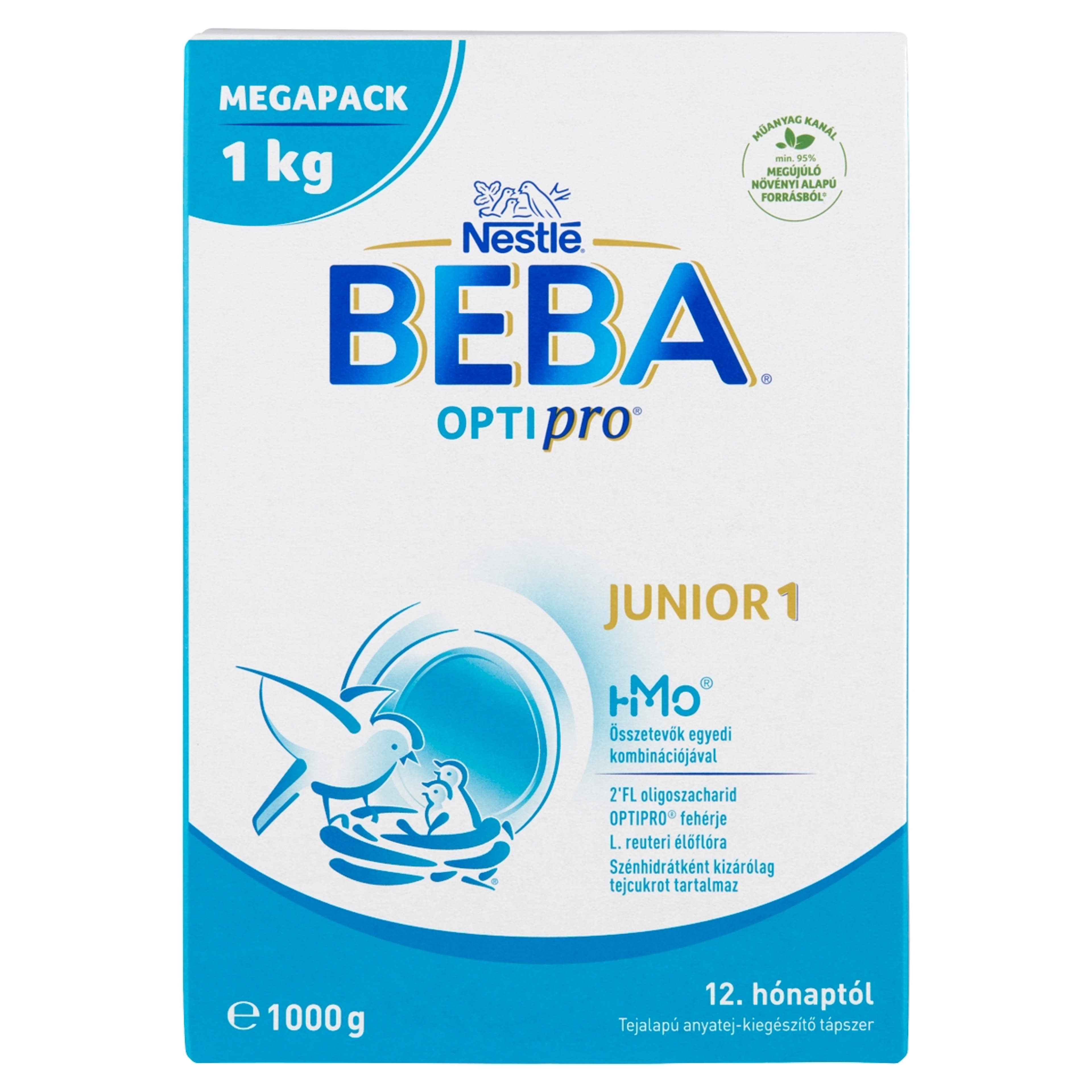 Beba Optipro 3 Junior tejalapú anyatej-kiegészítő tápszer 12. hónapos kortól - 1000 g