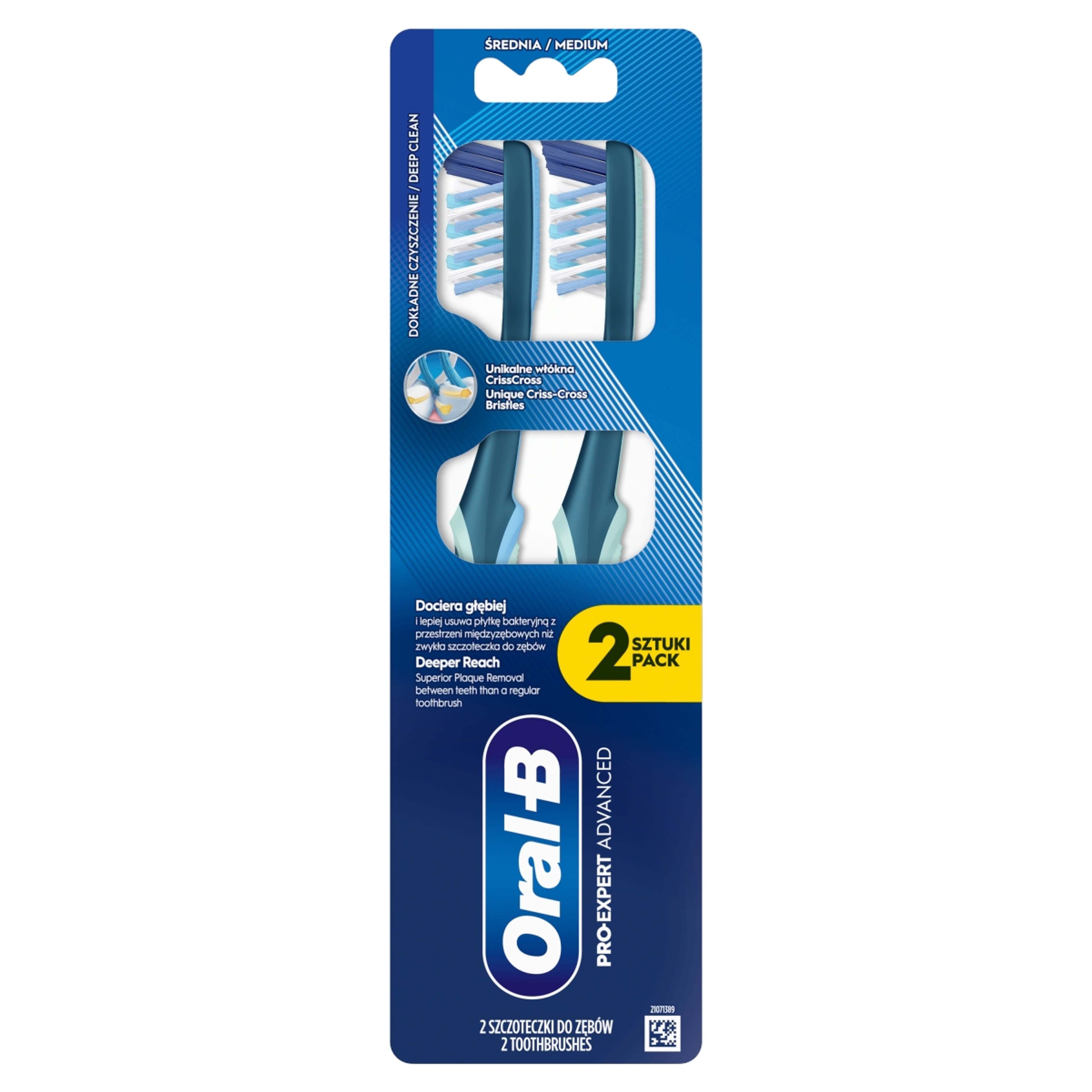 Oral-B Pro-Expert Közepes fogkefe - 2 db