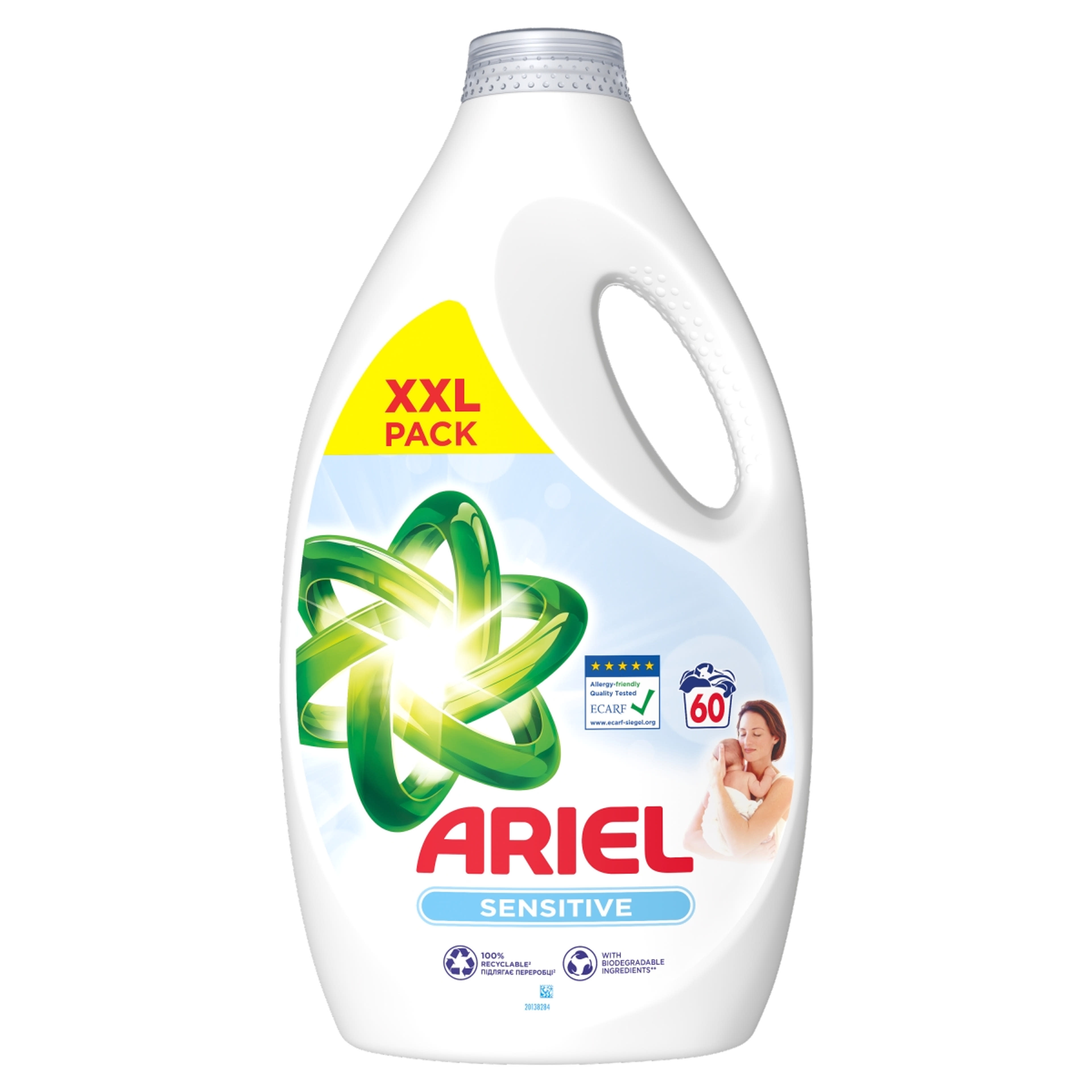 Ariel Sensitive Skin Clean & Fresh folyékony mosószer 60 mosáshoz - 3000 ml-1