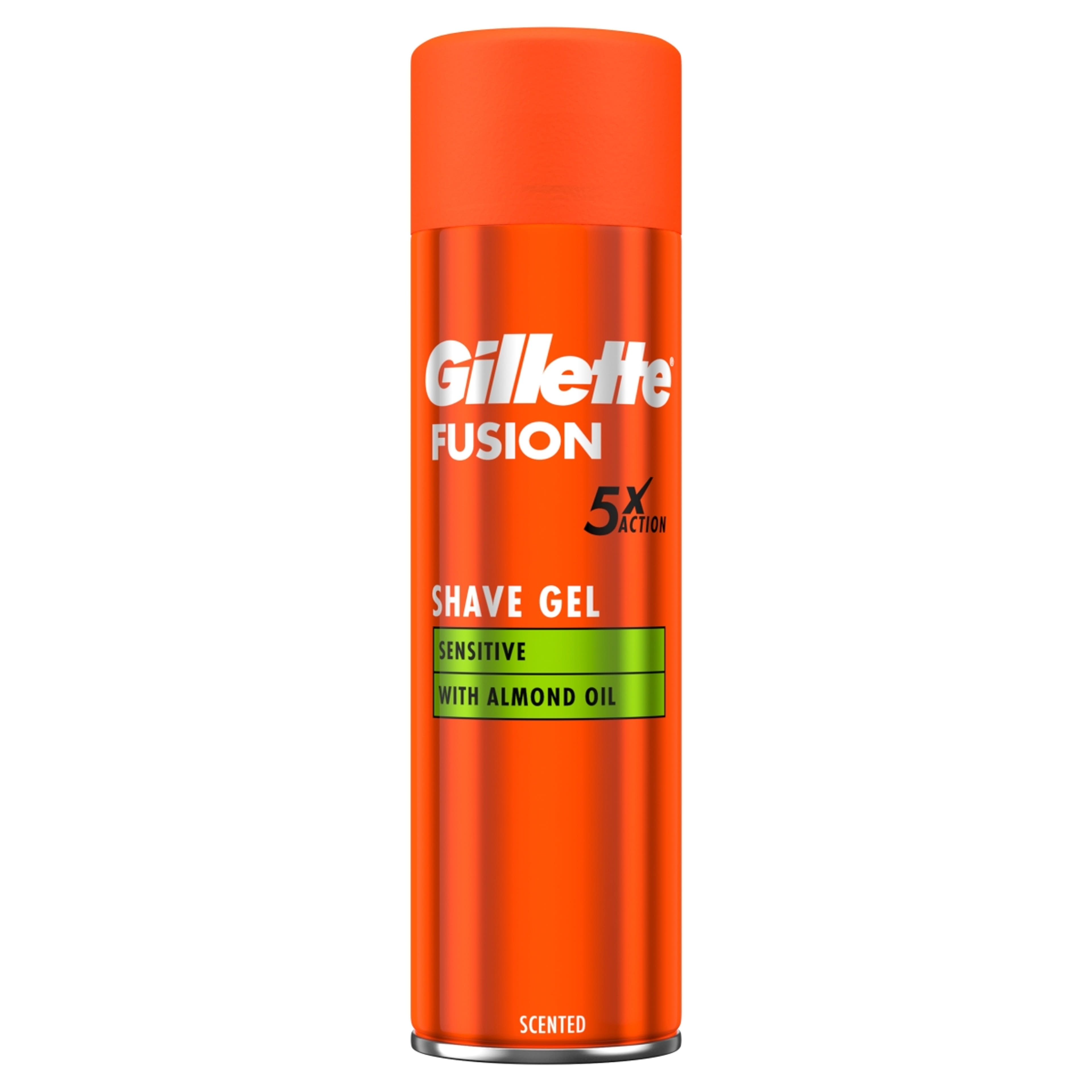 Gillette Fusion Skin Sensitive borotvazselé, mandulaolajjal - 200ml-1
