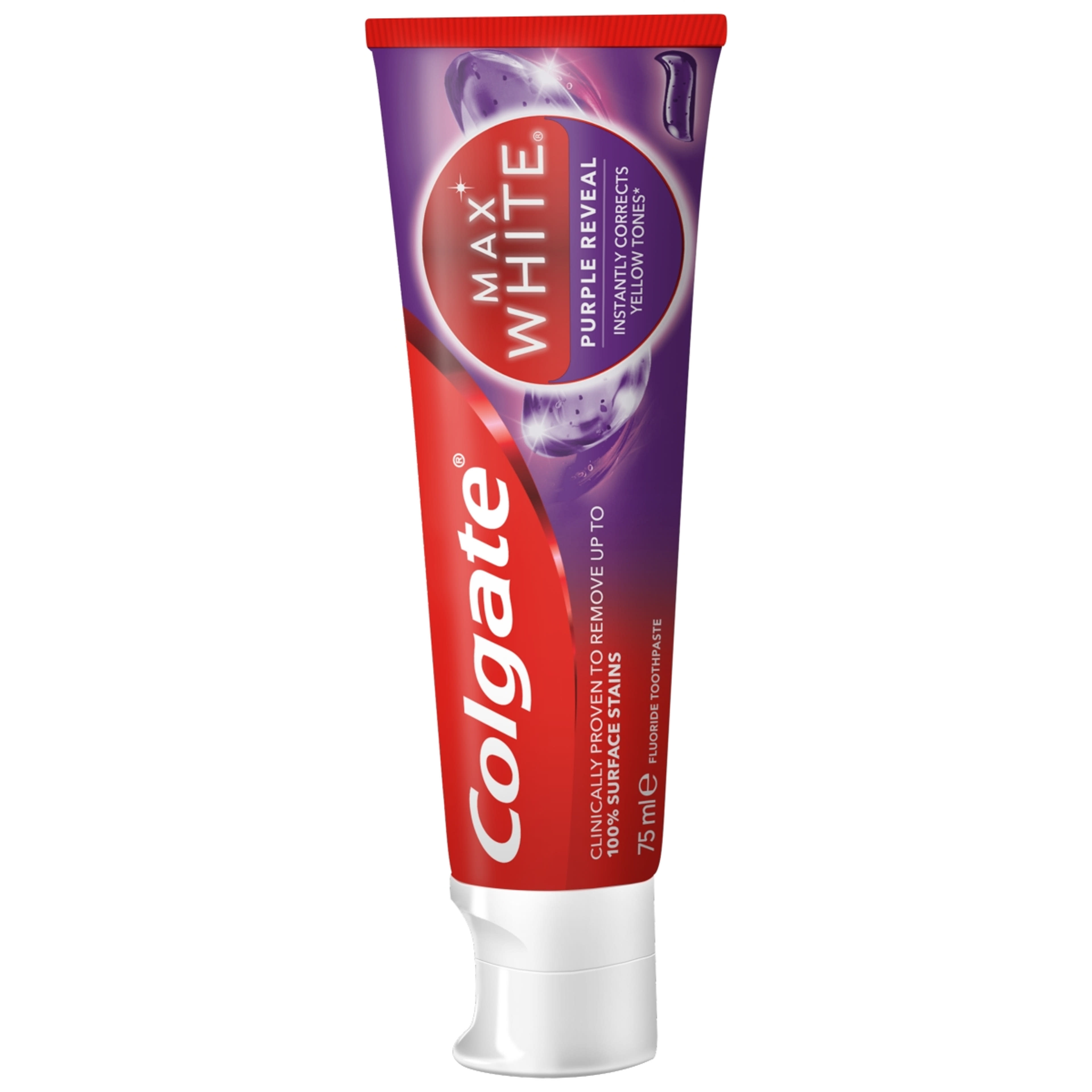 Colgate Max White Purple Reveal fogfehérítő fogkrém - 75 ml-3