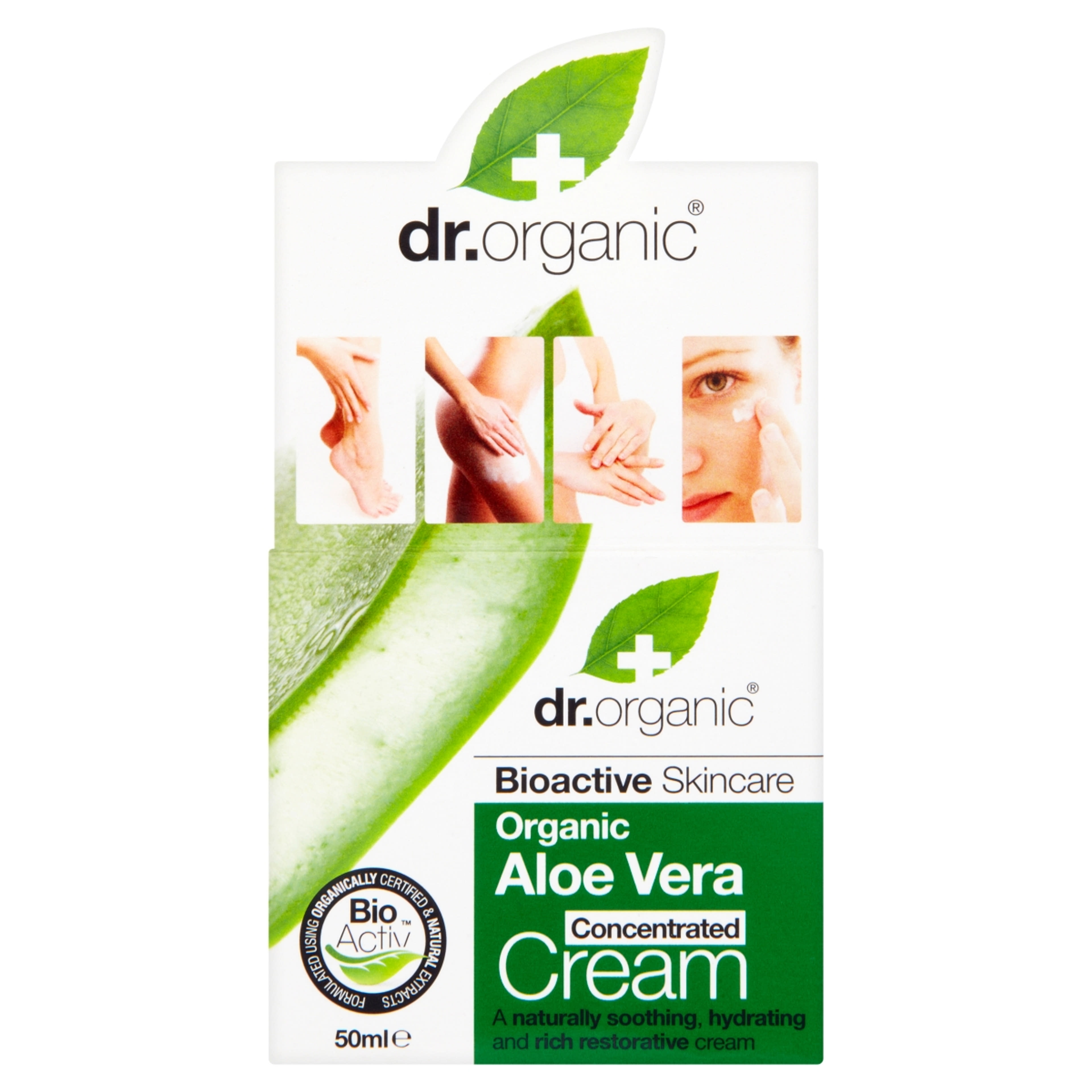 Dr. Organic aloe verás krém koncentrátum - 50 ml