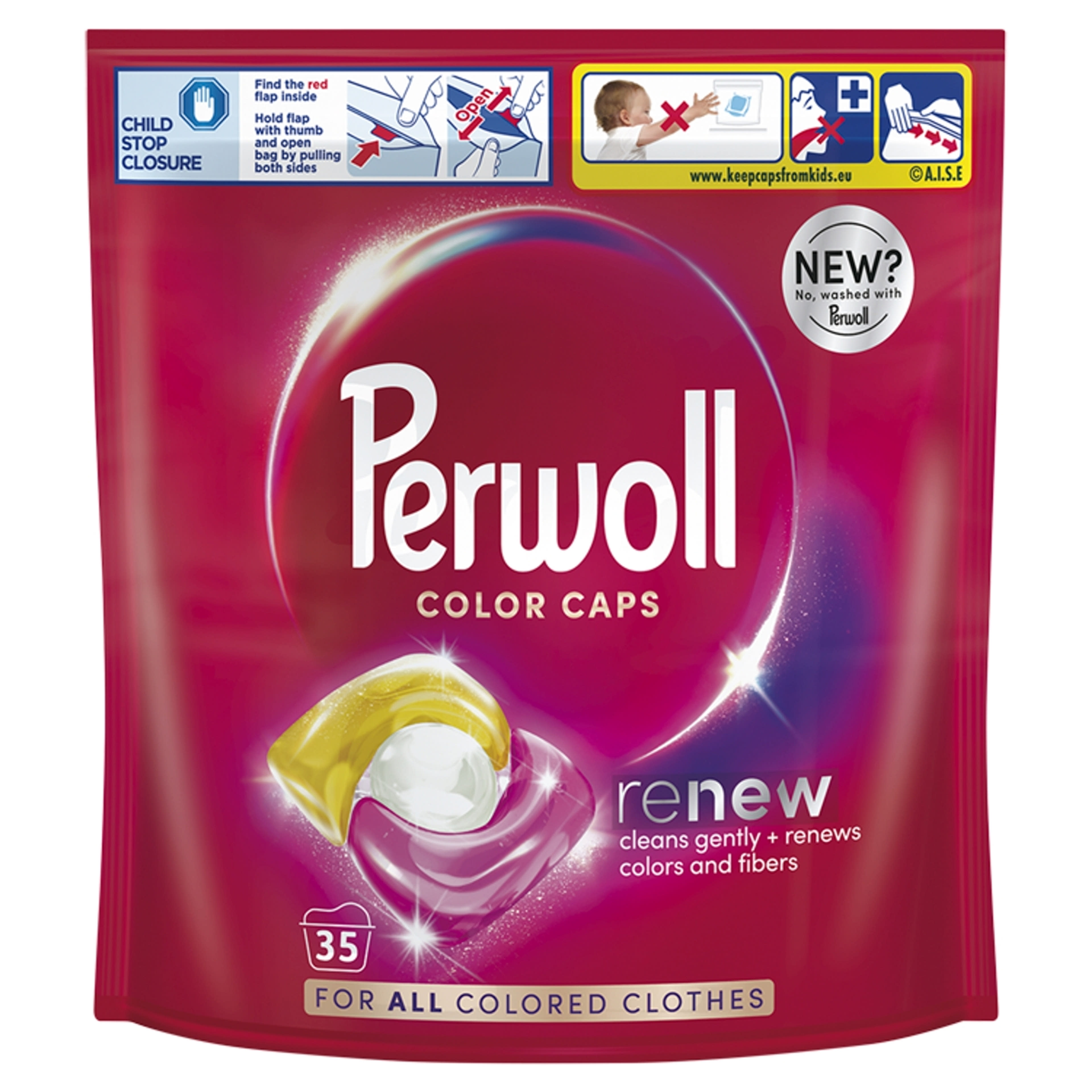 Perwoll Renew Color mosókapszula 35 mosás - 35 db-1