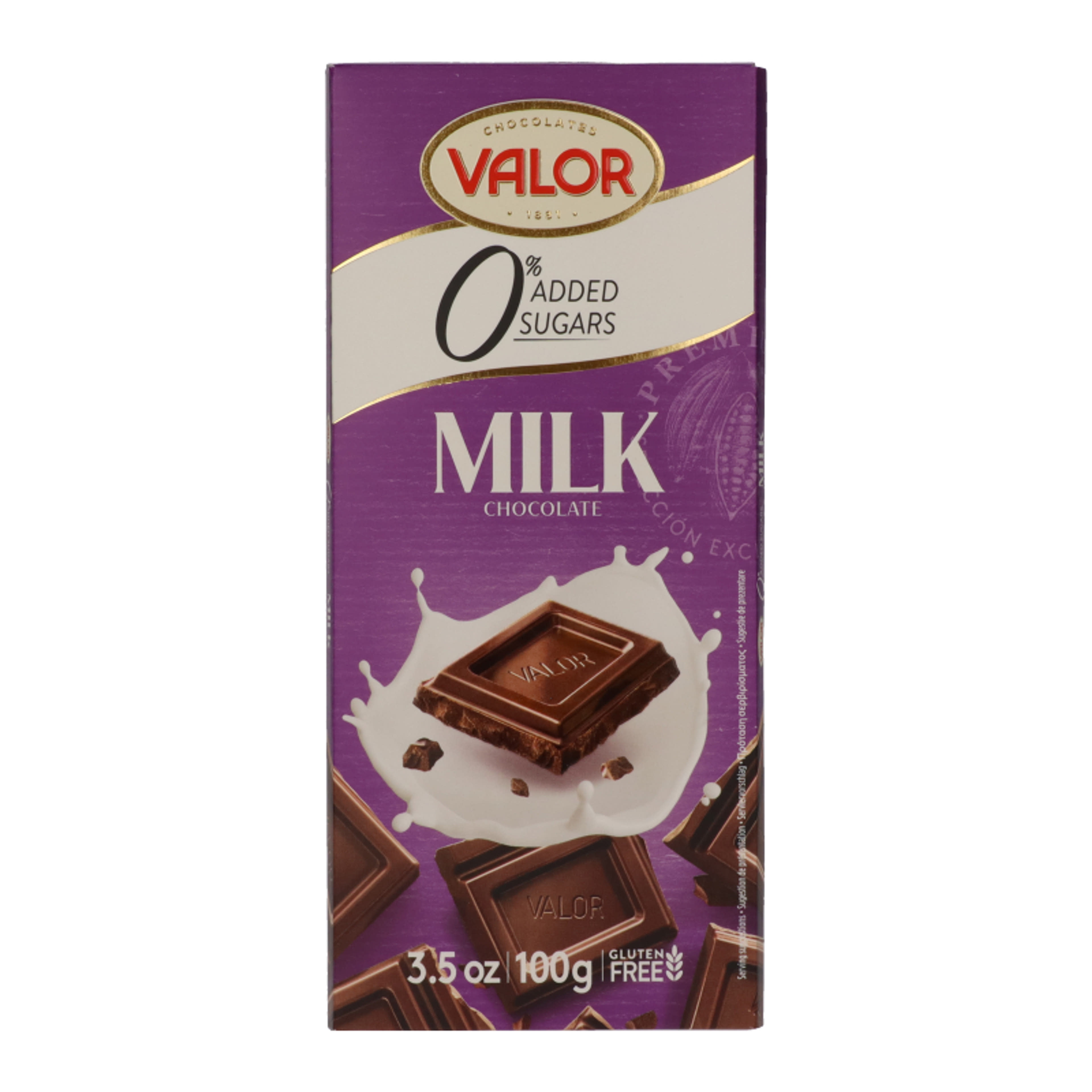 Valor tejcsokoládé édesítőszerekkel - 100 g-3