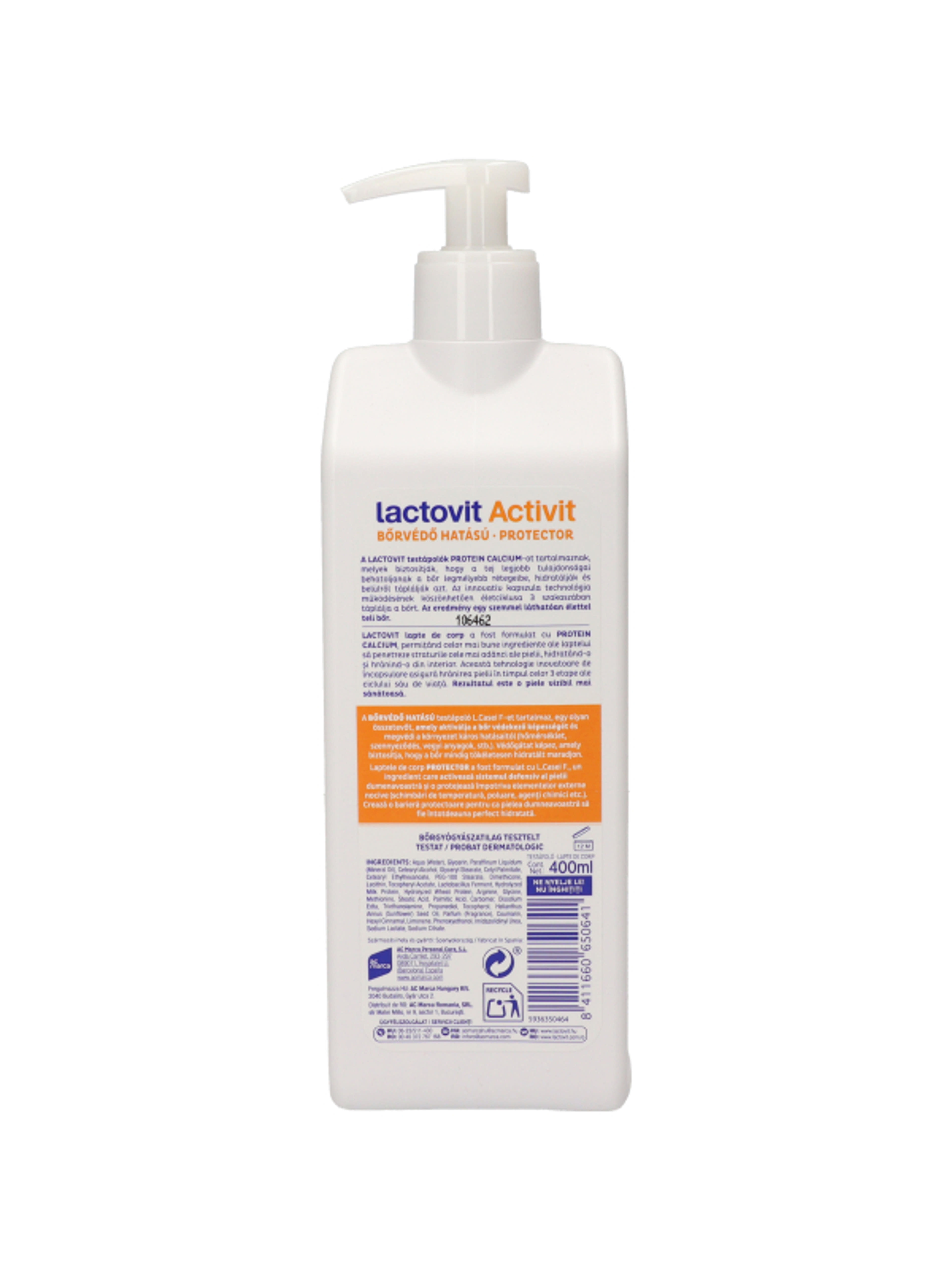 Lactovit Activit bőrvédő hatású testápoló - 400 ml-4