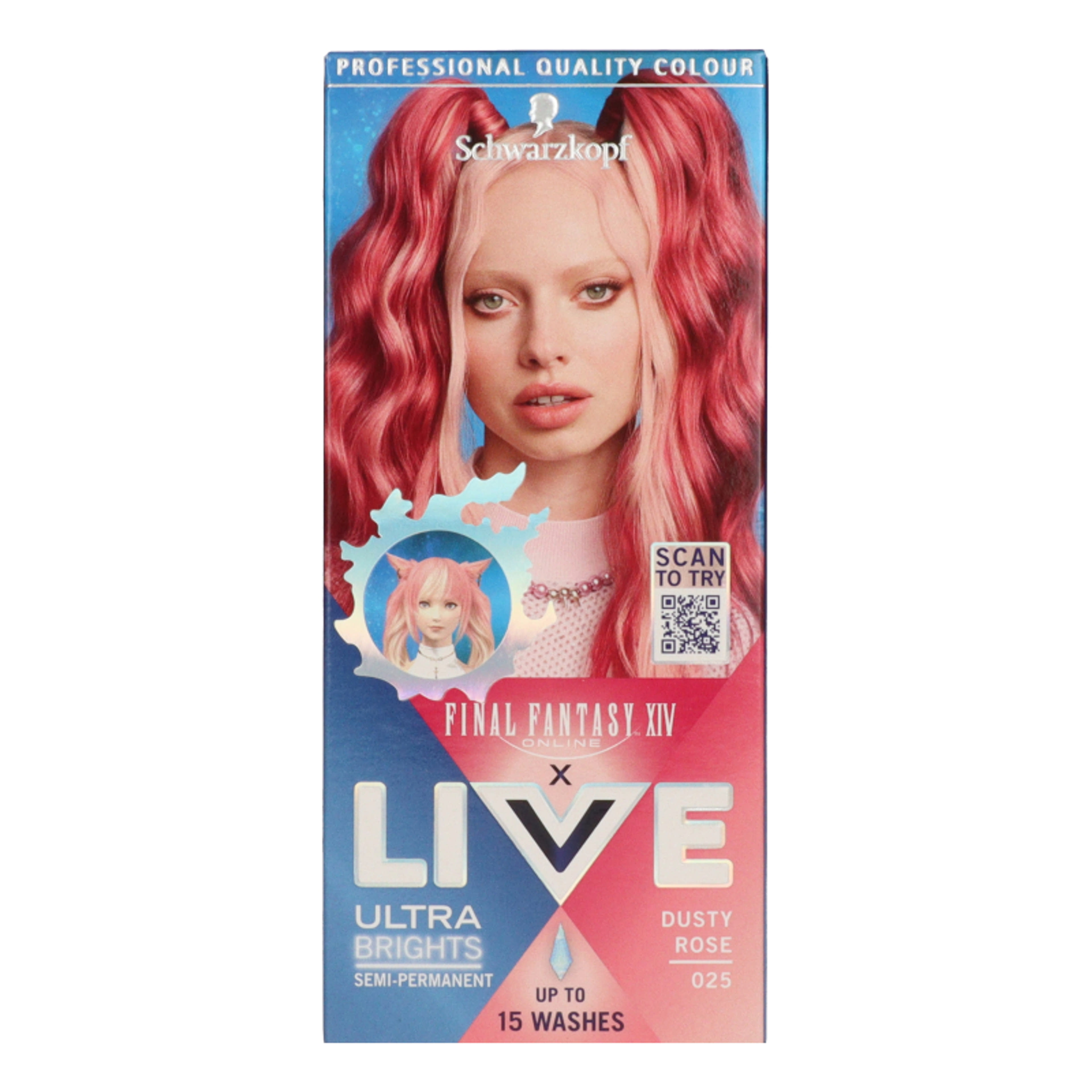 Schwarzkopf Live hajszínező /025 füstös rózsa - 1 db-2