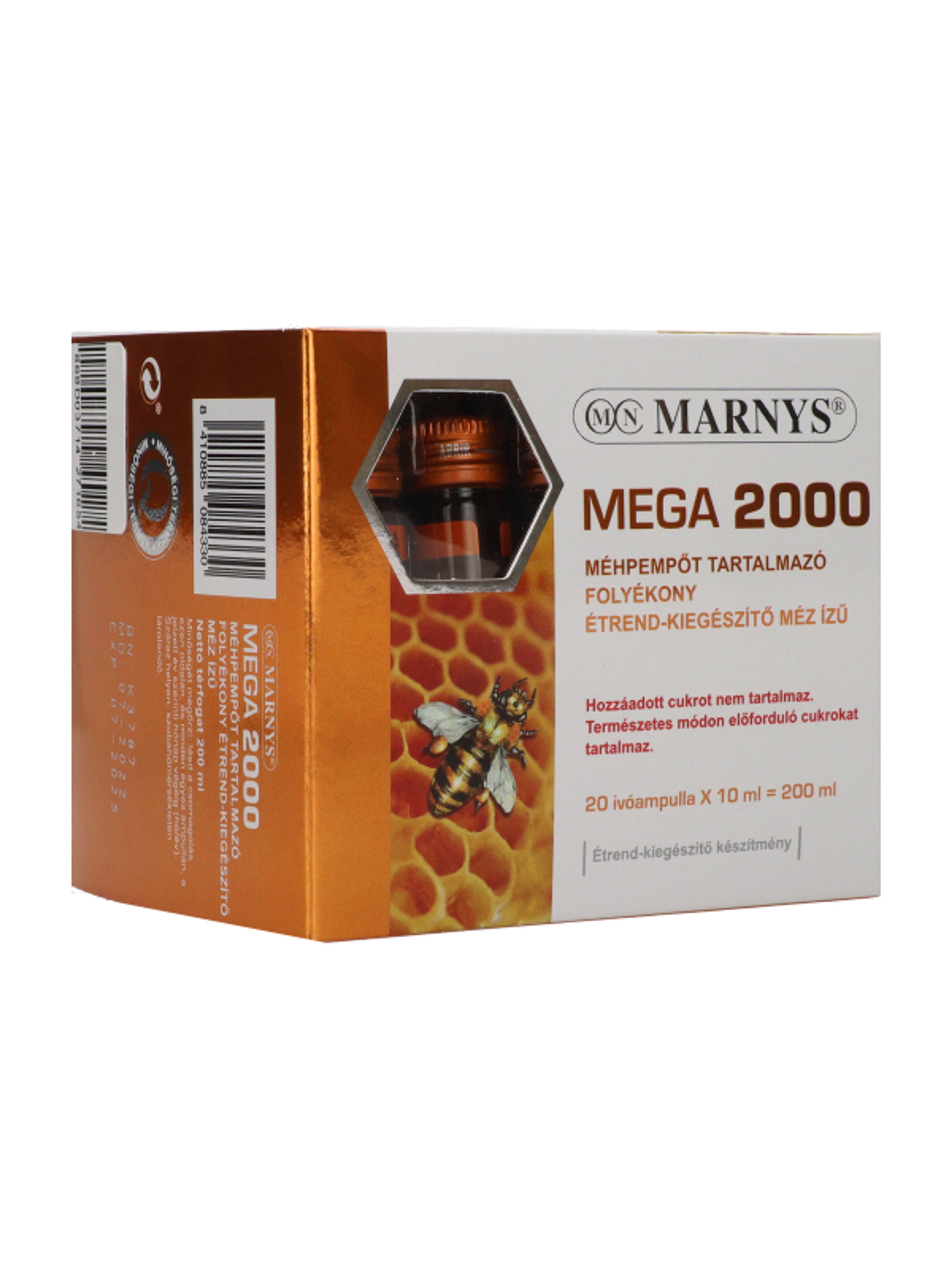 Marnys Mega 2000 Méhpempőt tartalmazó folyékony étrend-kiegészítő ivóampullában (20 x 10 ml) - 200 ml-5