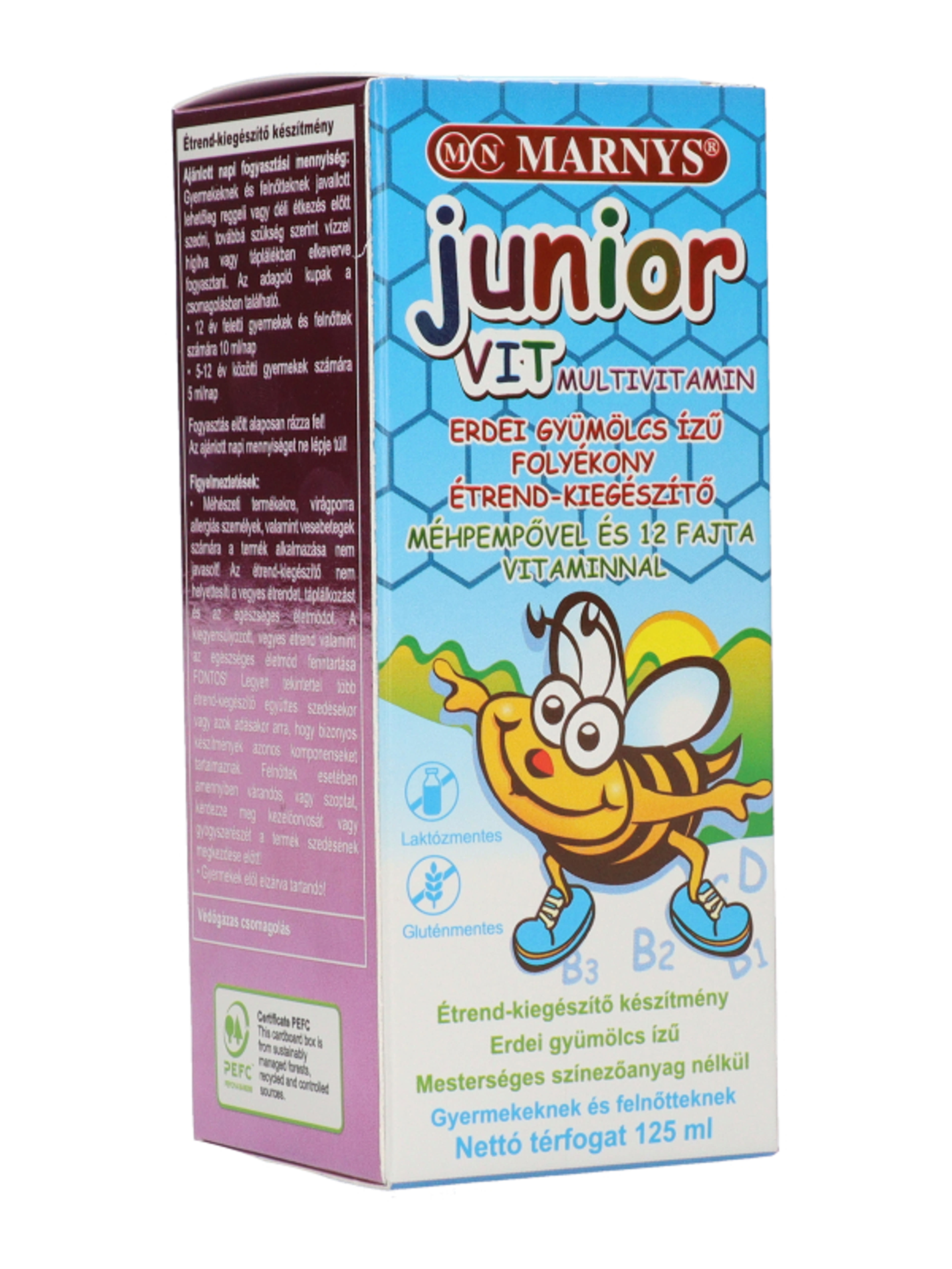 Marnys junior multivitamin erdei gyümölcs folyékony étrend kiegészítő - 125 ml-5