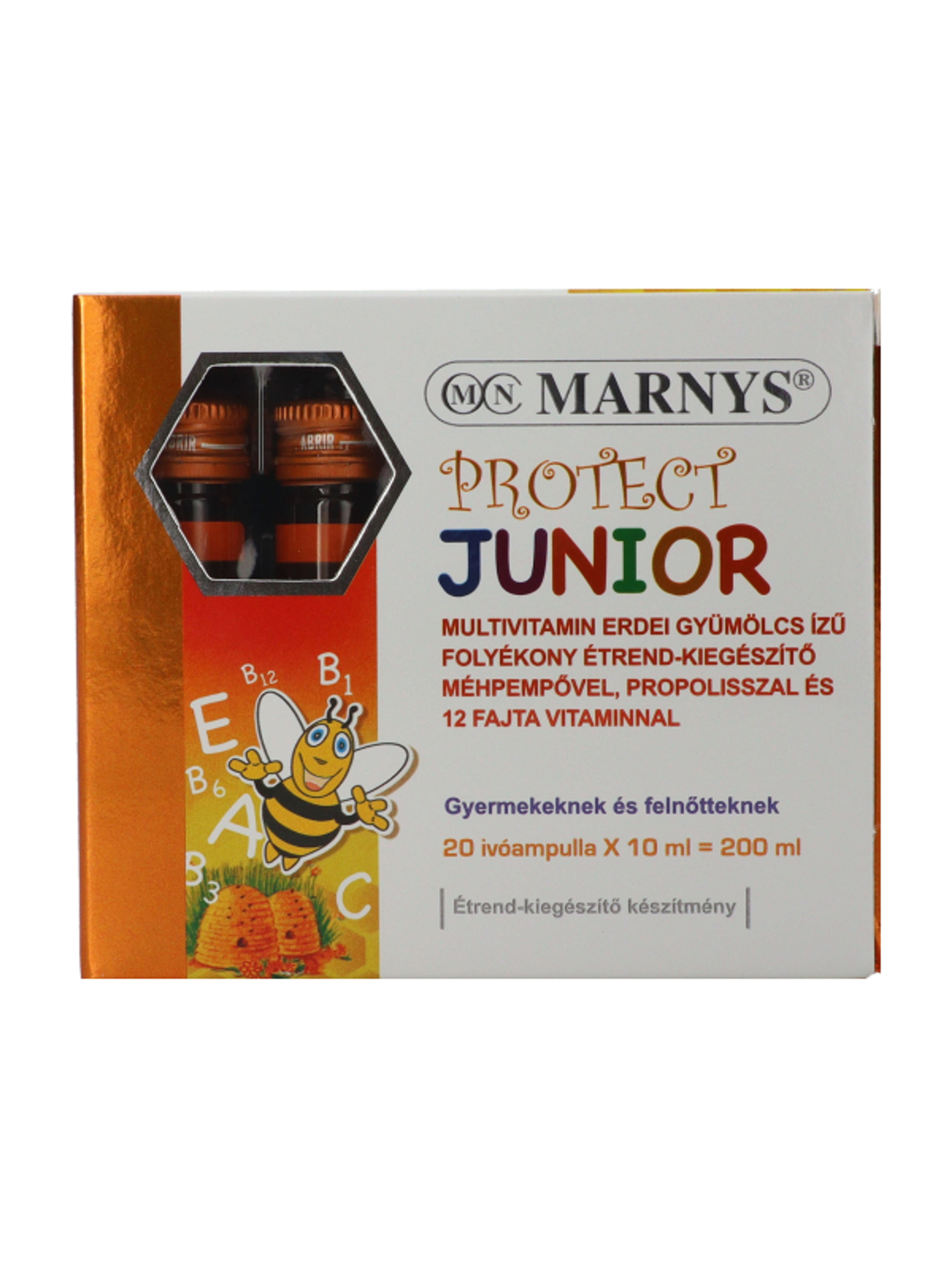 Marnys Protect Junior folyékony multivitamin méhpempővel és propolisszal ivóampullában (20 x 10 ml) - 200 ml-1