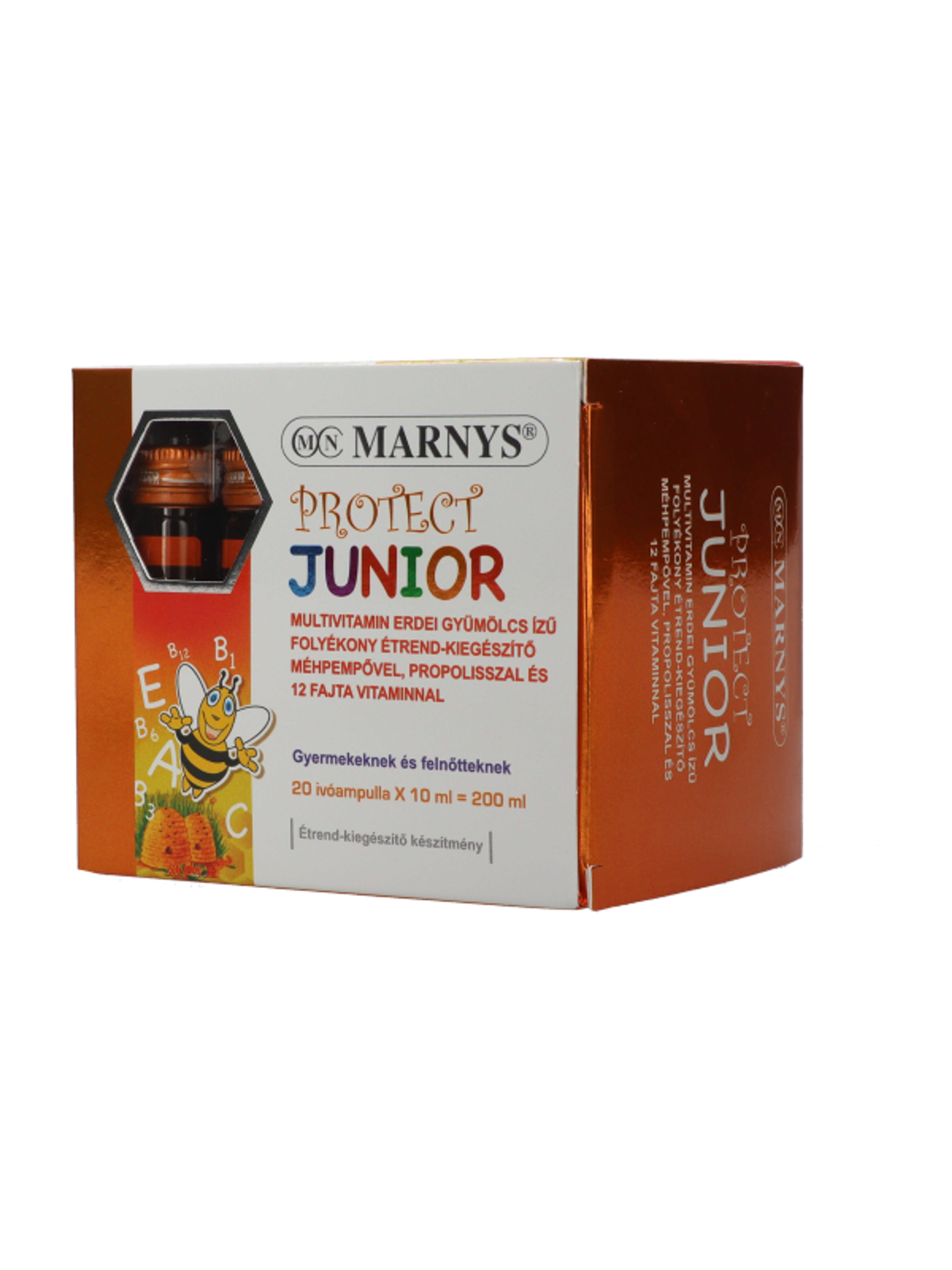 Marnys Protect Junior folyékony multivitamin méhpempővel és propolisszal ivóampullában (20 x 10 ml) - 200 ml-2