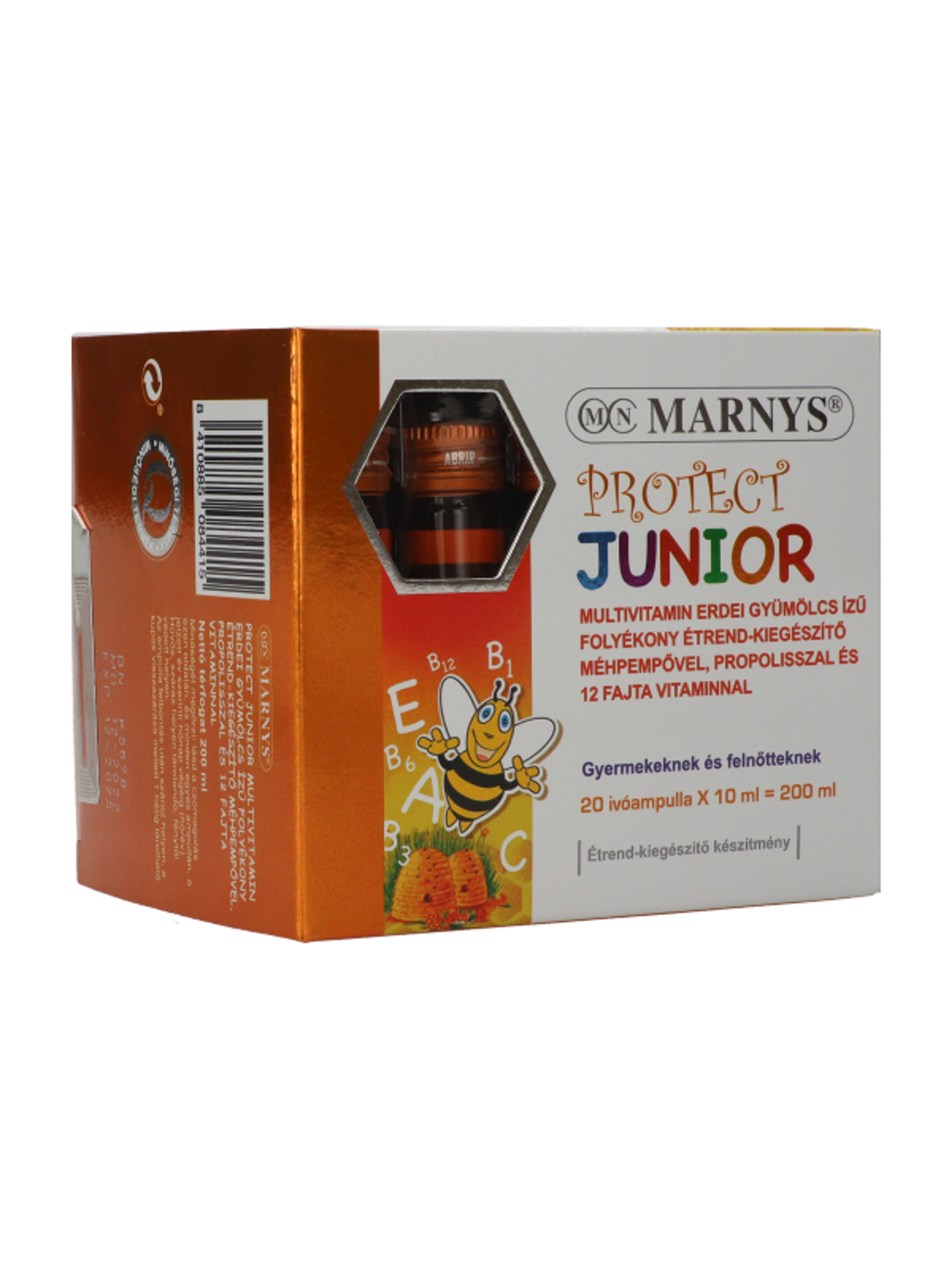 Marnys Protect Junior folyékony multivitamin méhpempővel és propolisszal ivóampullában (20 x 10 ml) - 200 ml-4