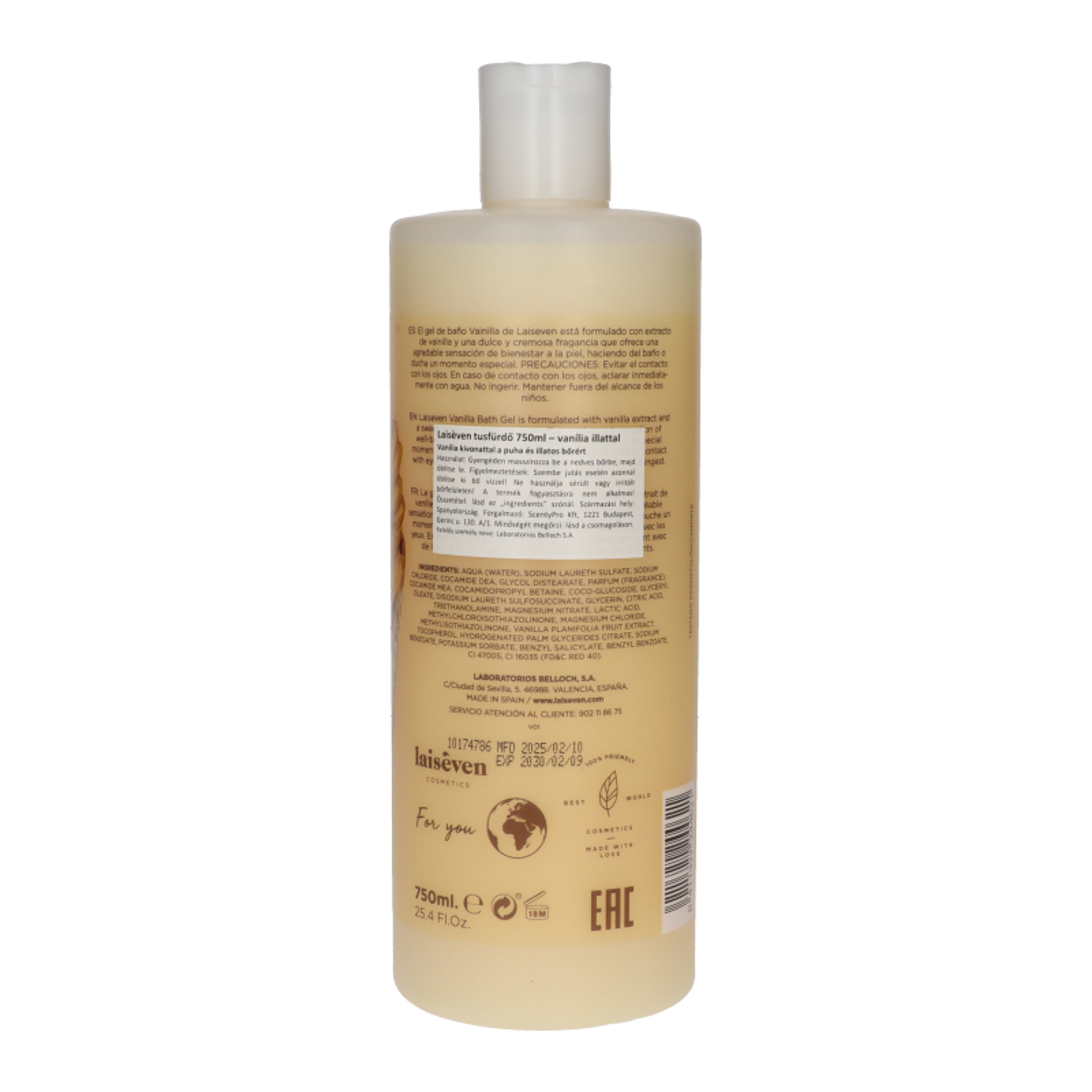 Laisèven tusfürdő vanília illattal - 750 ml-3