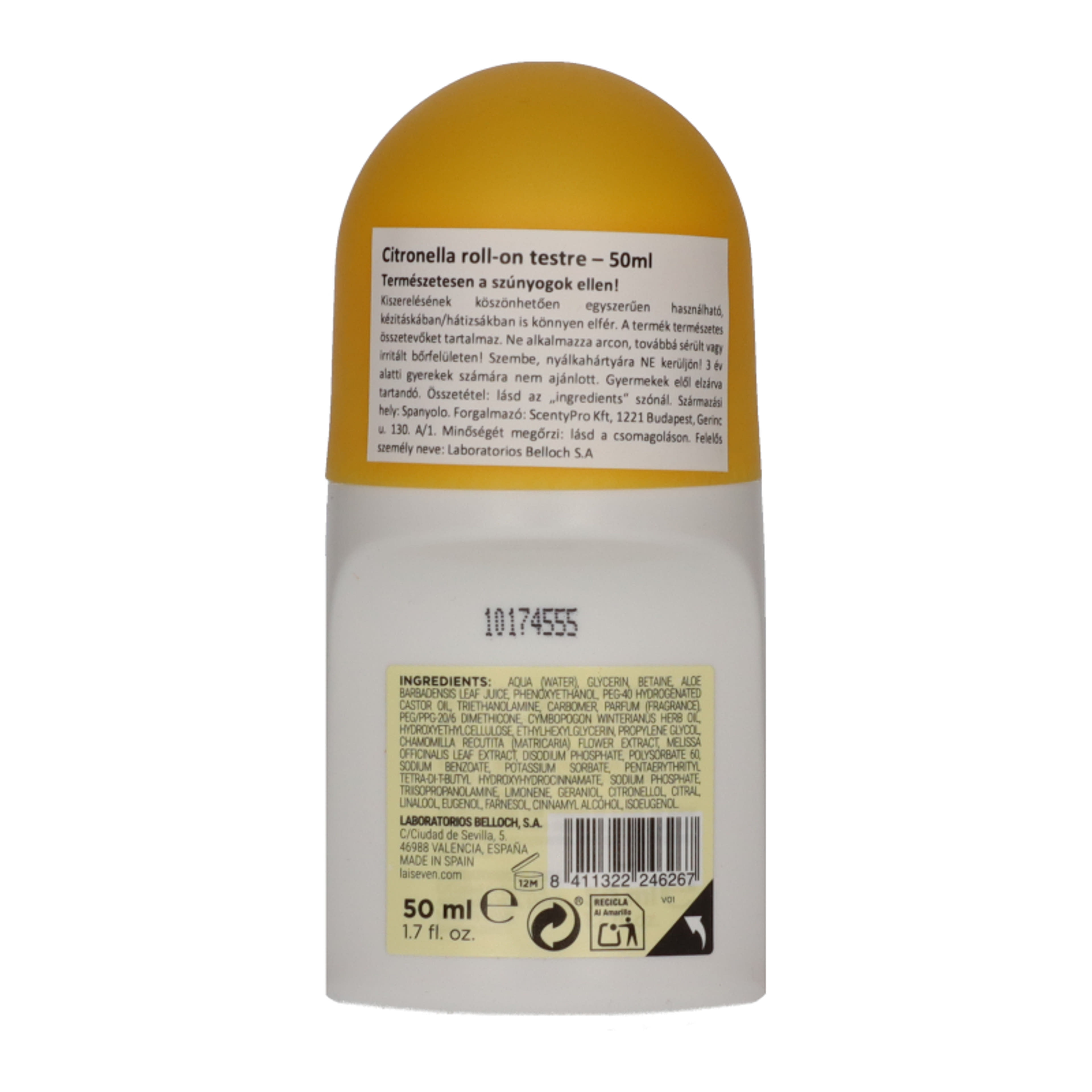 Laiséven Citronella testpermet roll-on - 50 ml-2