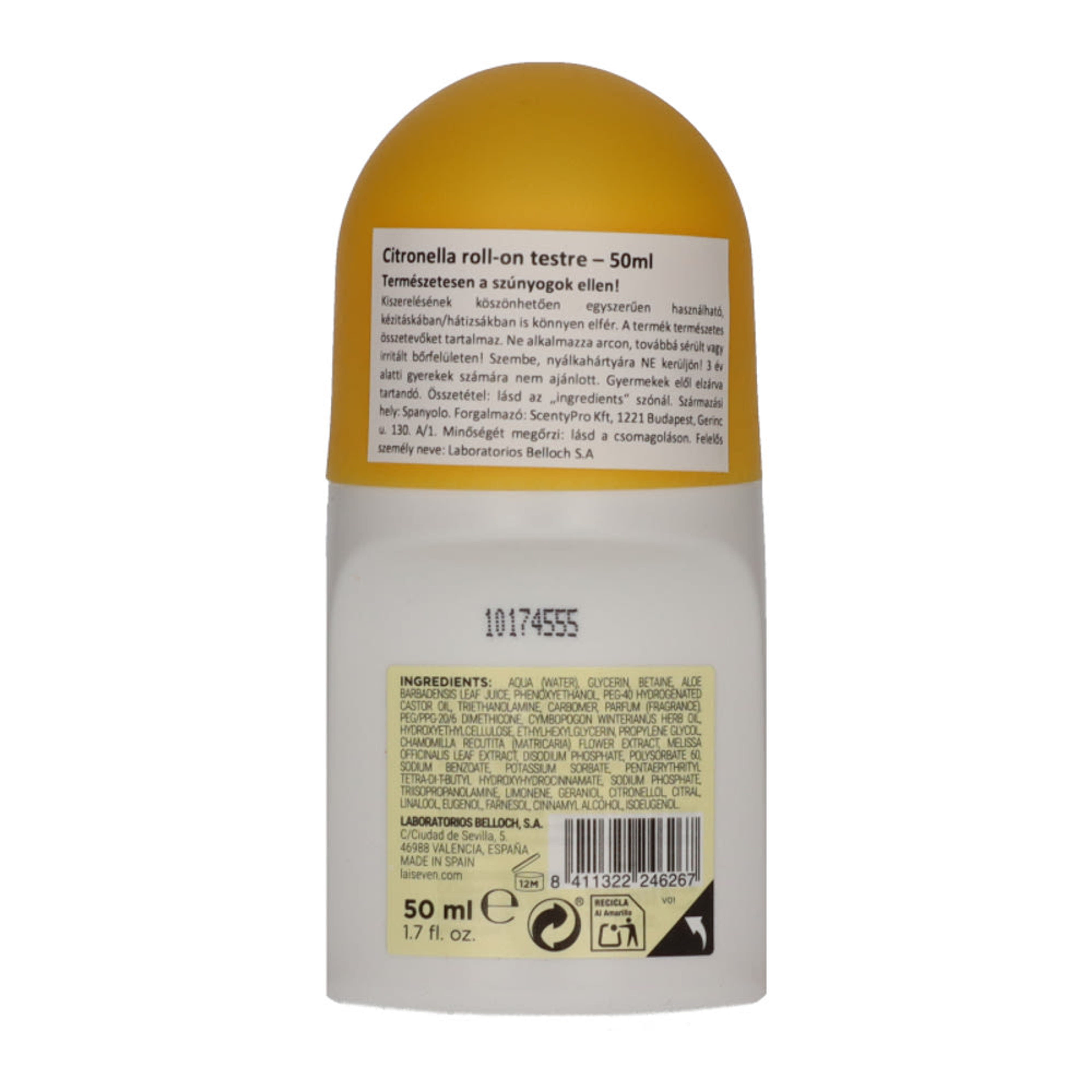 Laiséven Citronella testpermet roll-on - 50 ml-2
