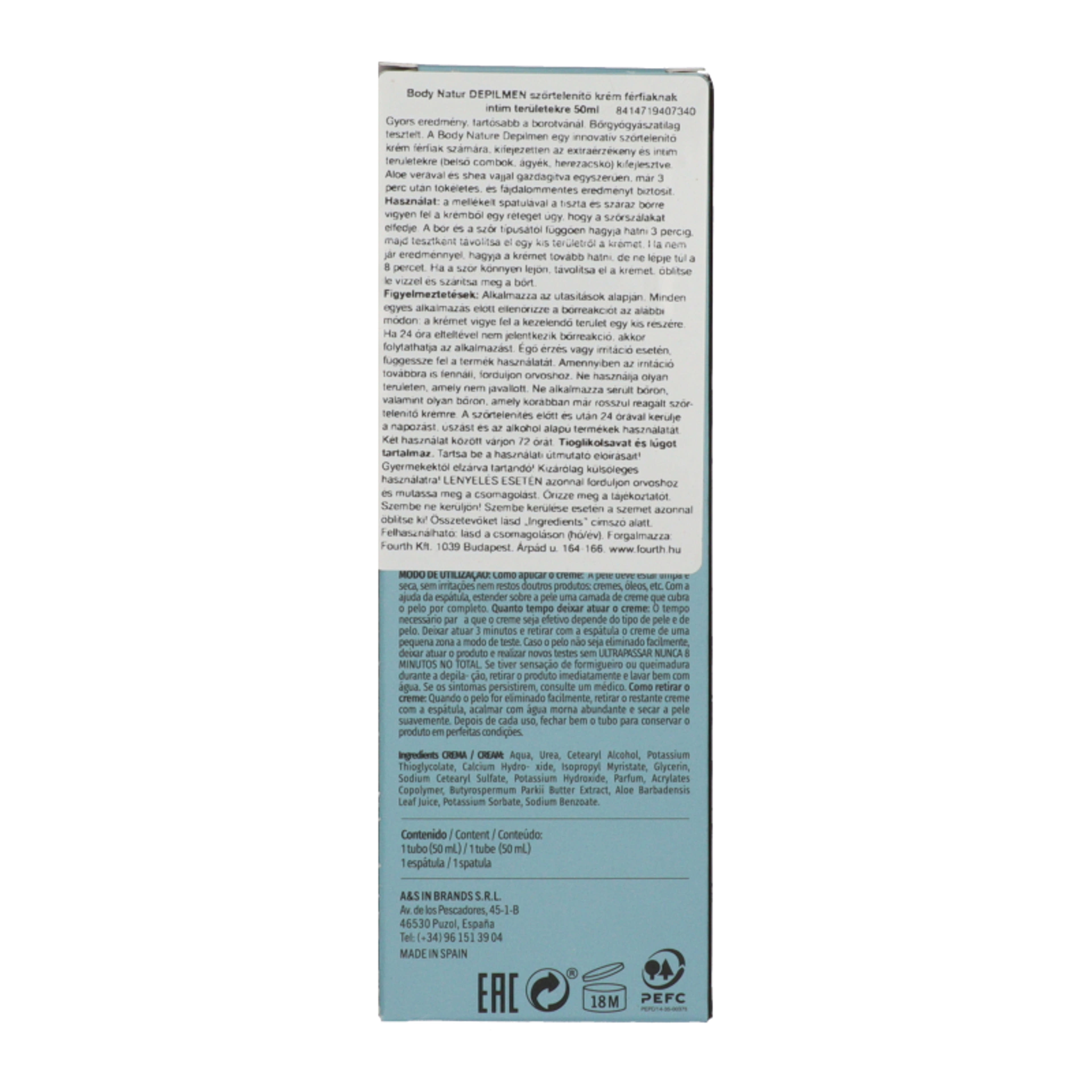 Body Nature Delipmen intim szörtelenítő krém - 50 ml-3