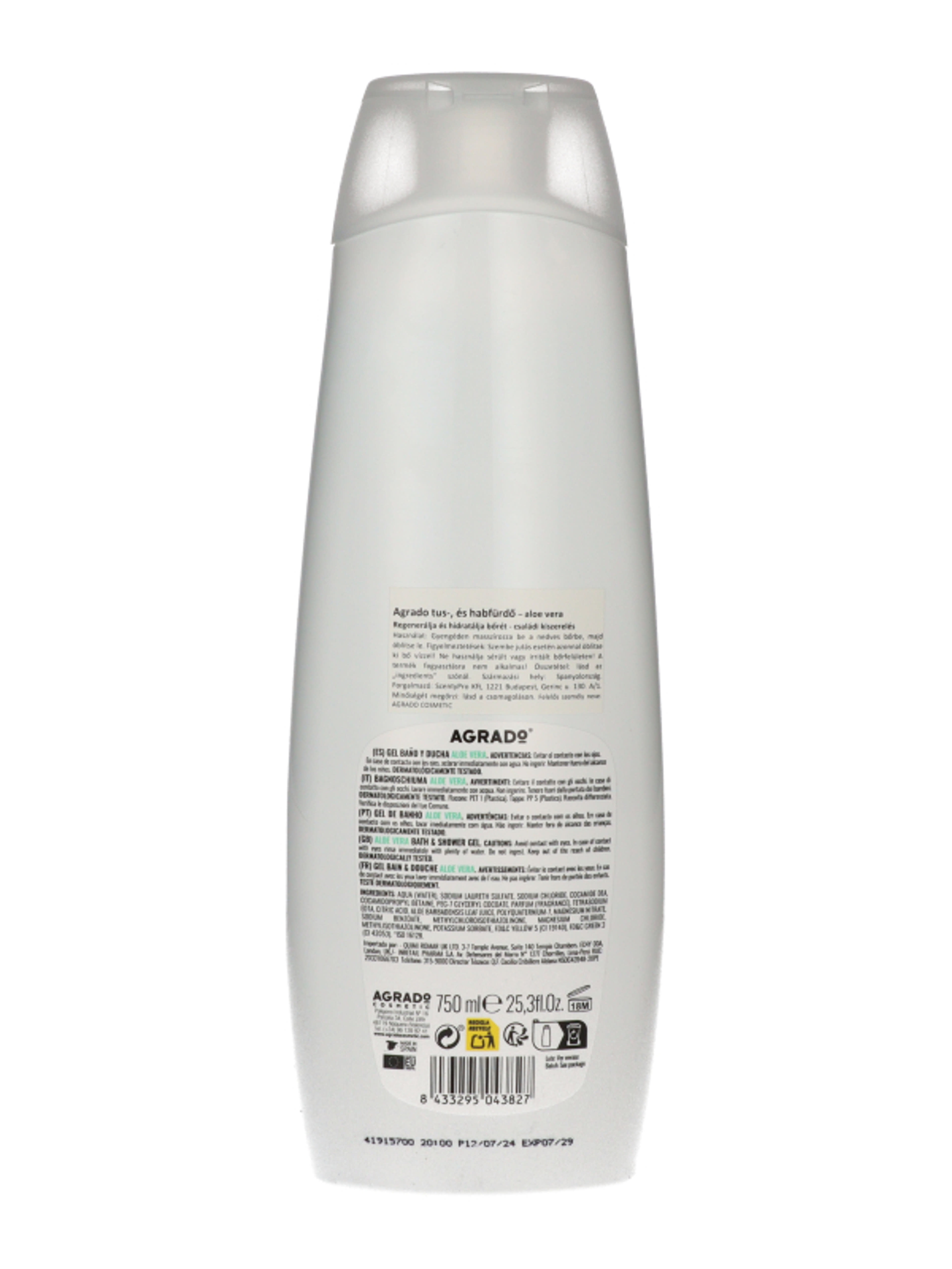 Agrado tus-és habfürdő aloe verával -  750 ml-2
