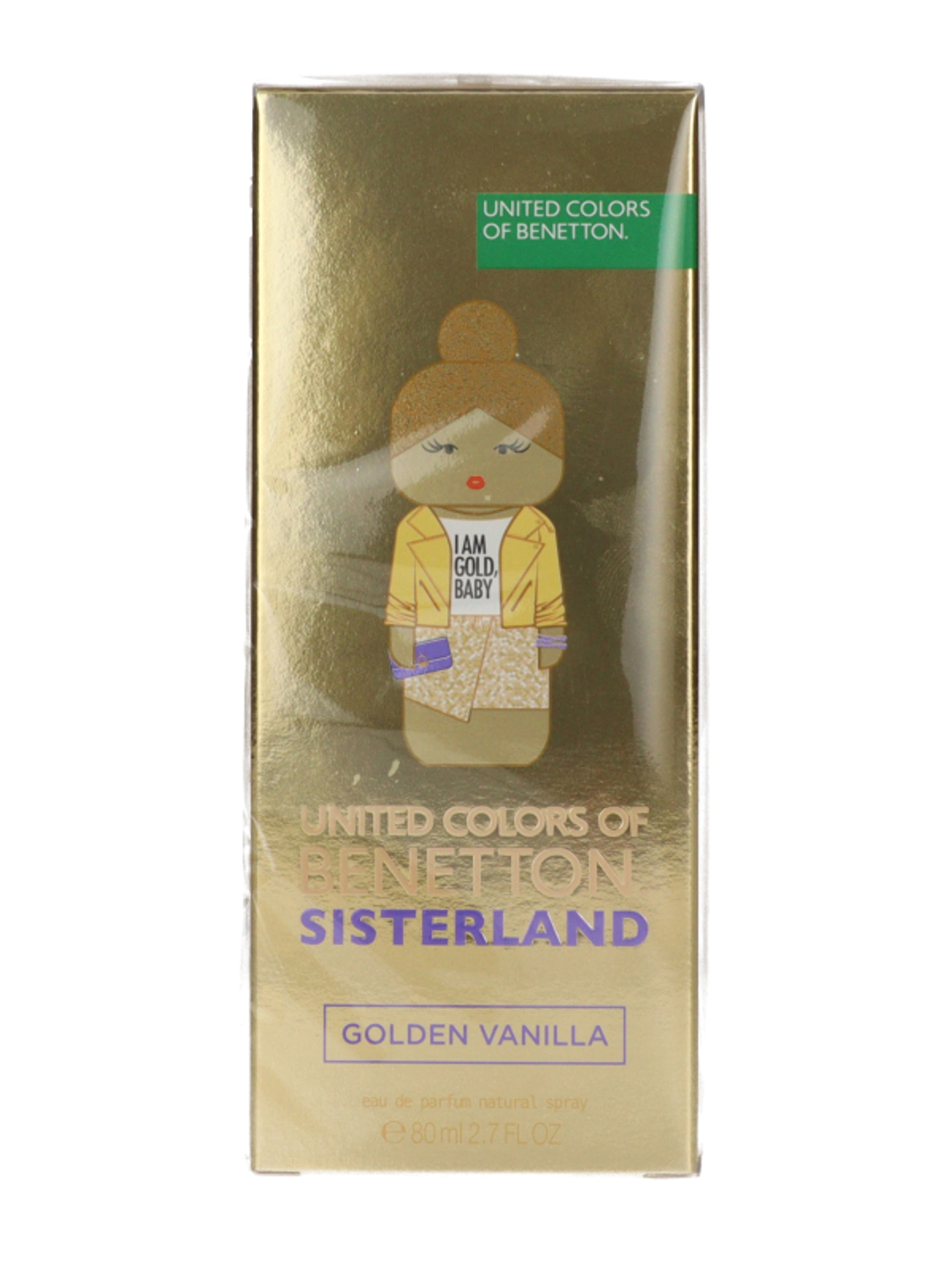 Benetton Sisterland Golden Vanilia női Eau De Parfum - 80 ml