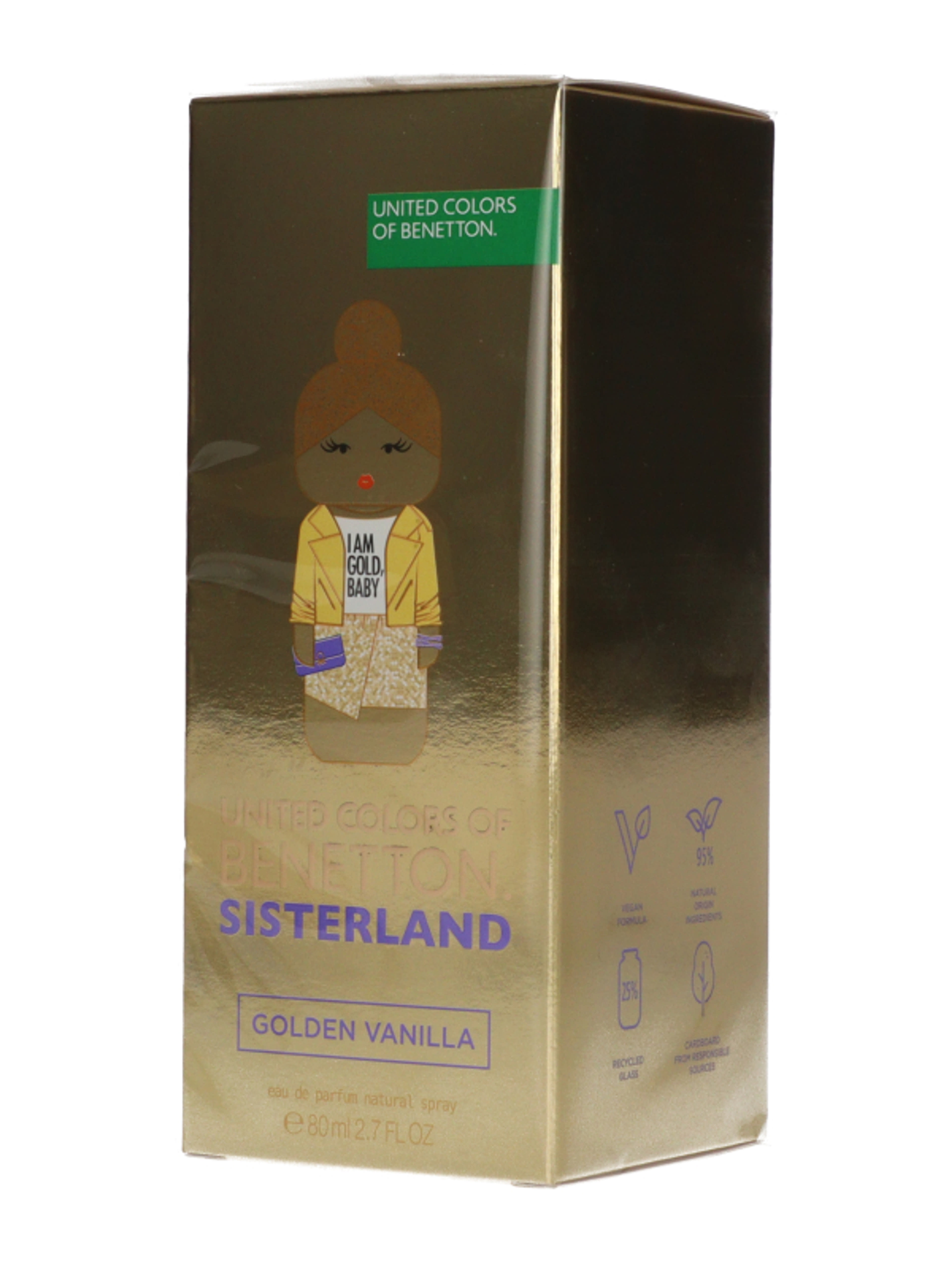 Benetton Sisterland Golden Vanilia női Eau De Parfum - 80 ml-2