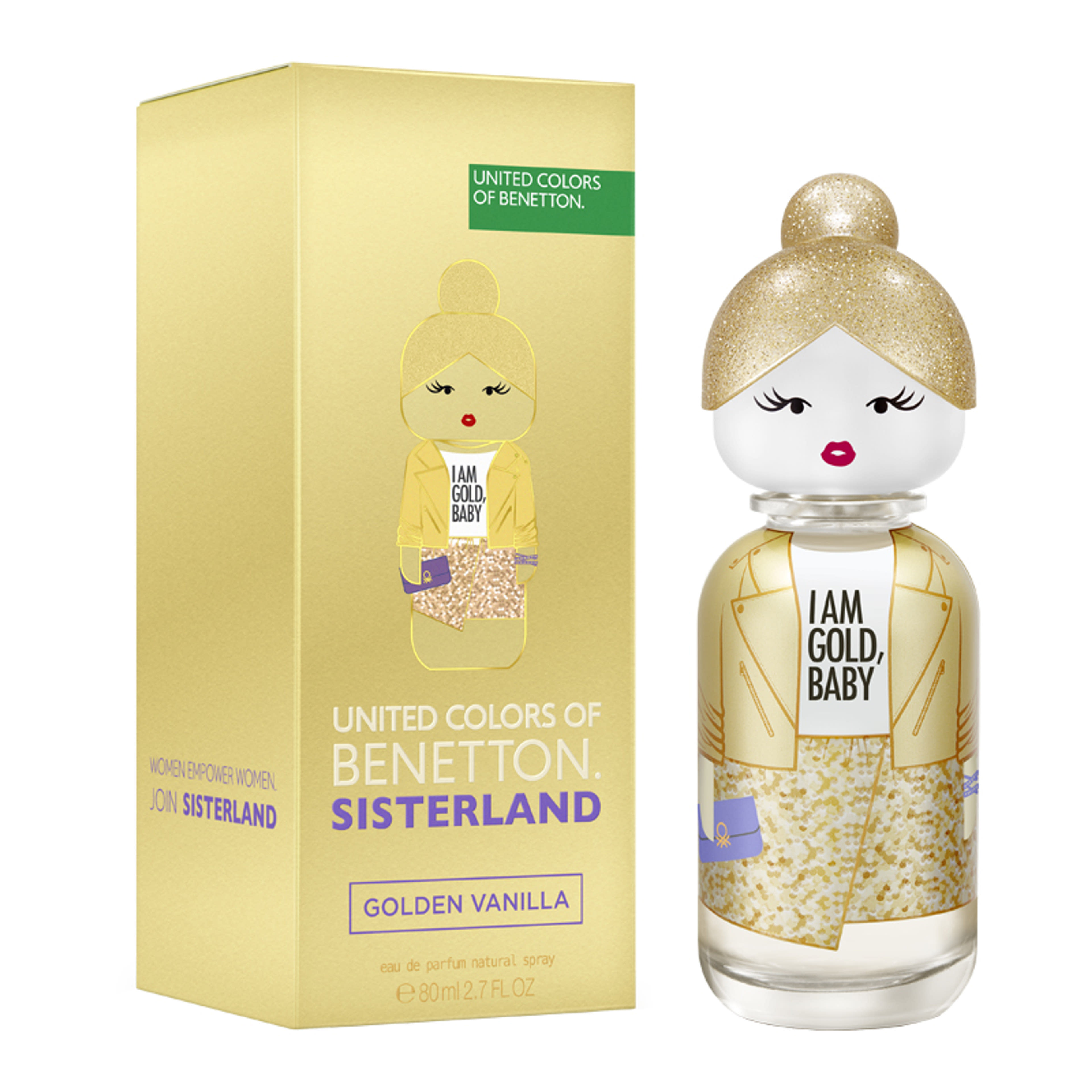 Benetton Sisterland Golden Vanilia női Eau De Parfum - 80 ml-4