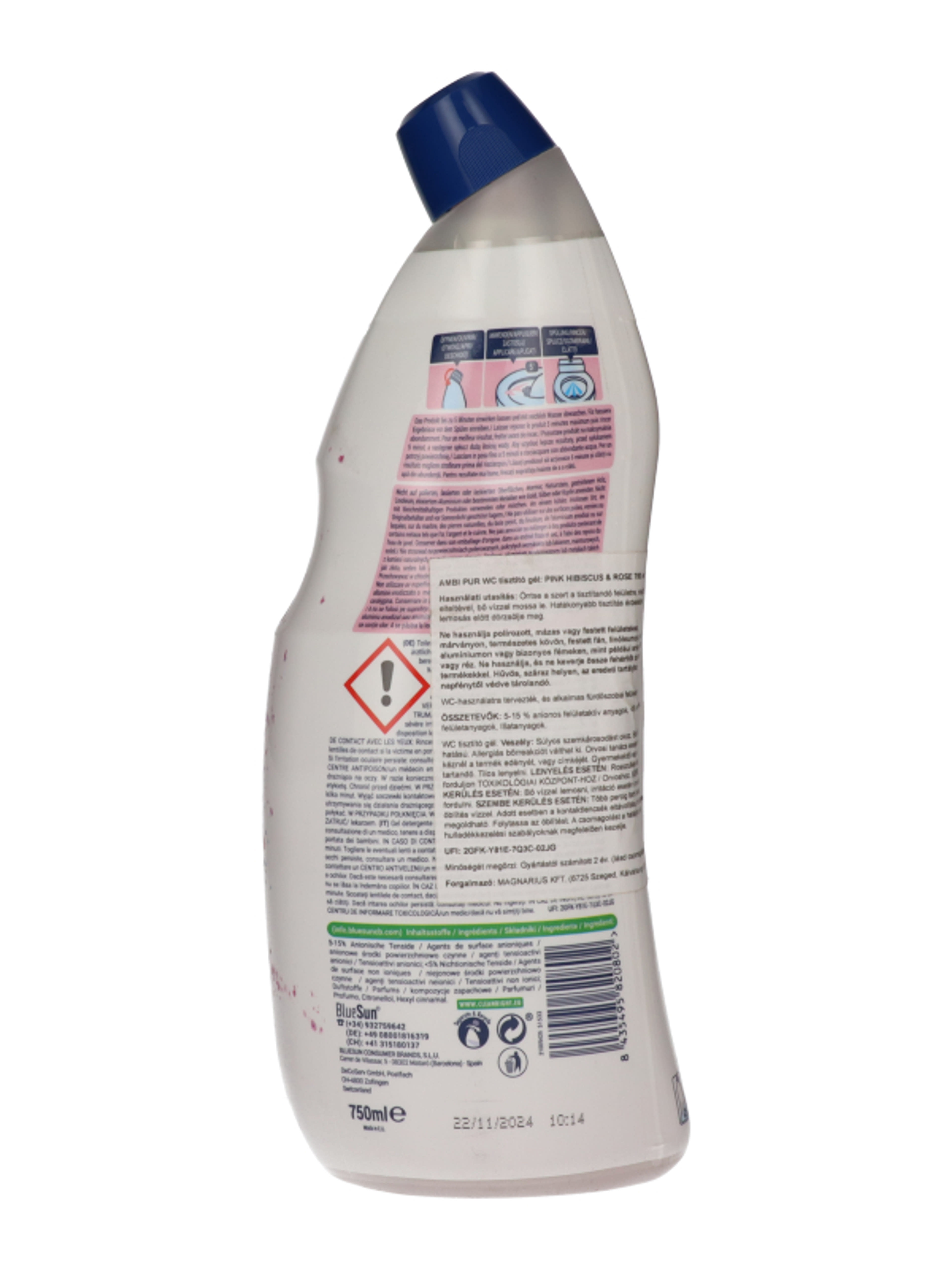 Ambi Pur Pink Hibiskus & Rose WC gél - 750 ml-2