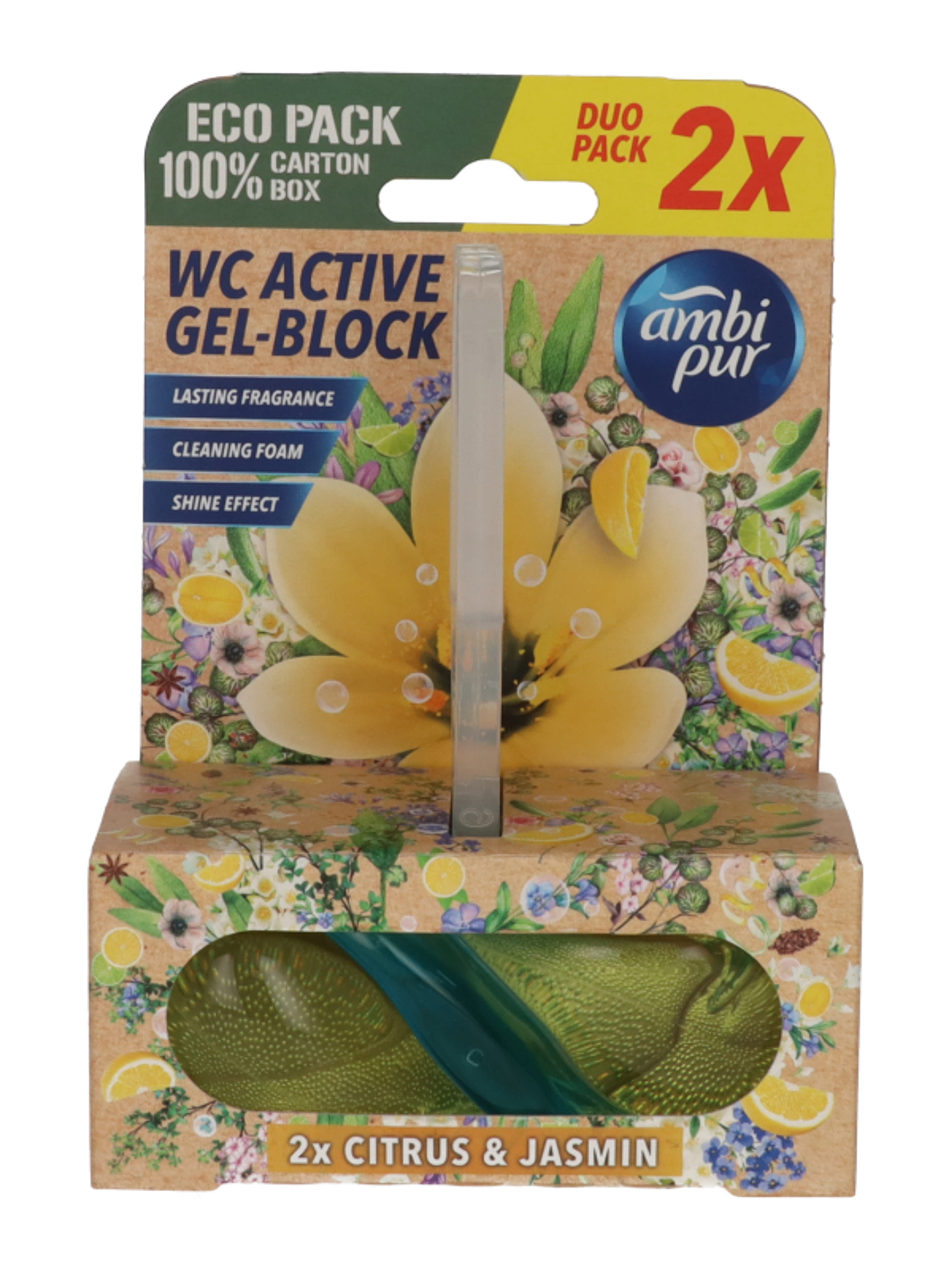 Ambi Pur Lemon & Jasmin aktív WC illatosító 2x45g - 90 g