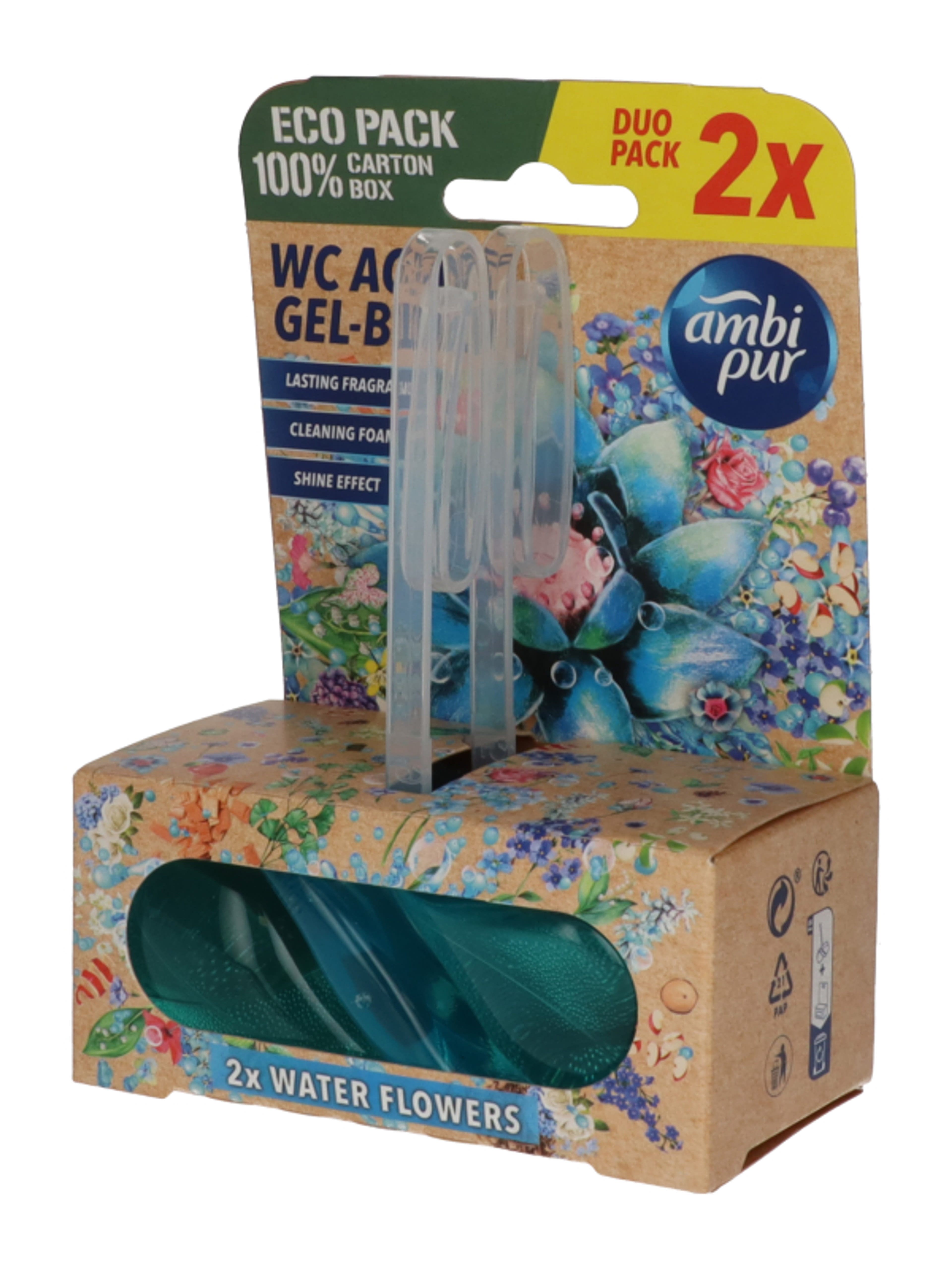 Ambi Pur Water Flower aktív WC illatosító 2x45g - 90 g-2