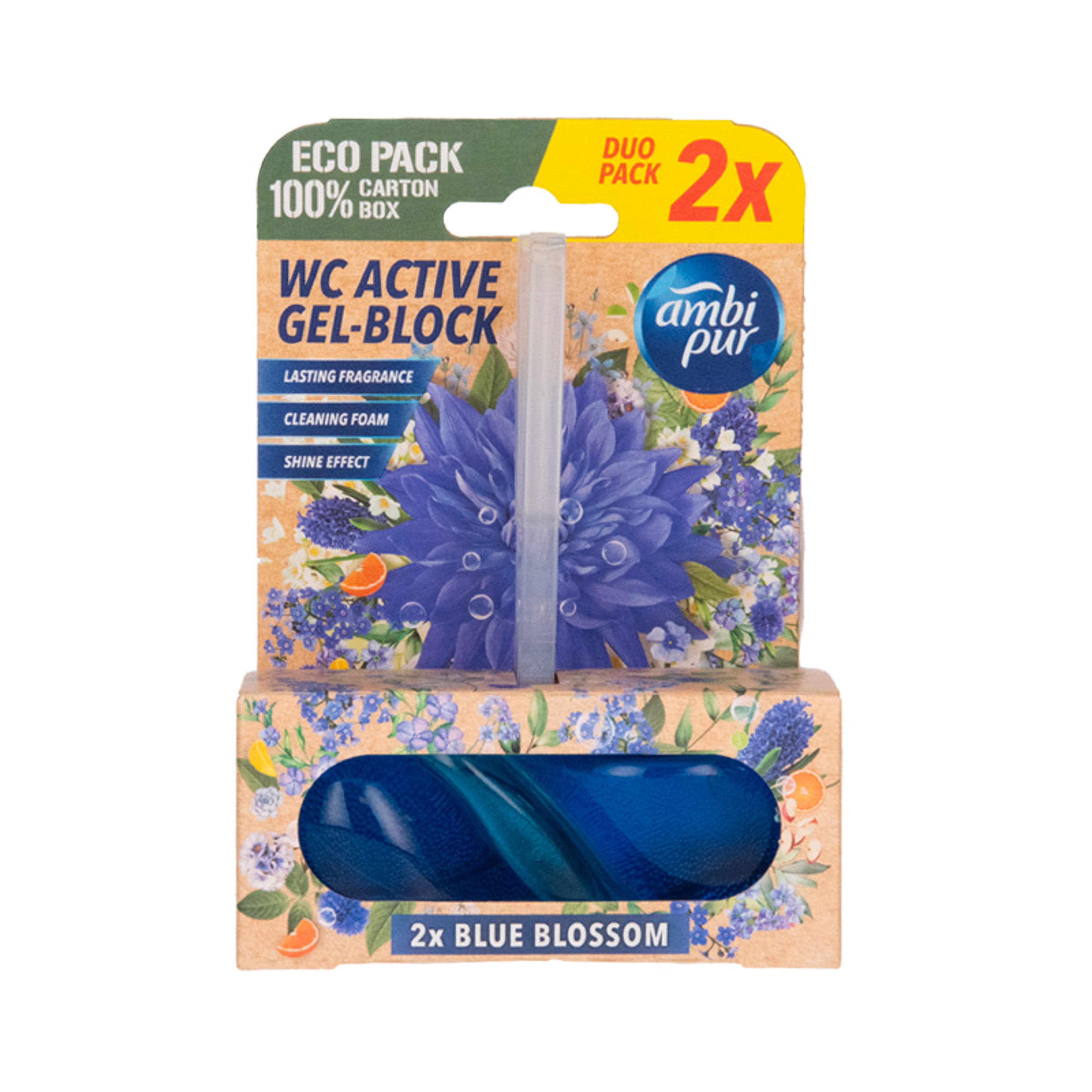 Ambi Pur Blue Blossom aktív WC illatosító 2x45g - 90 g-1