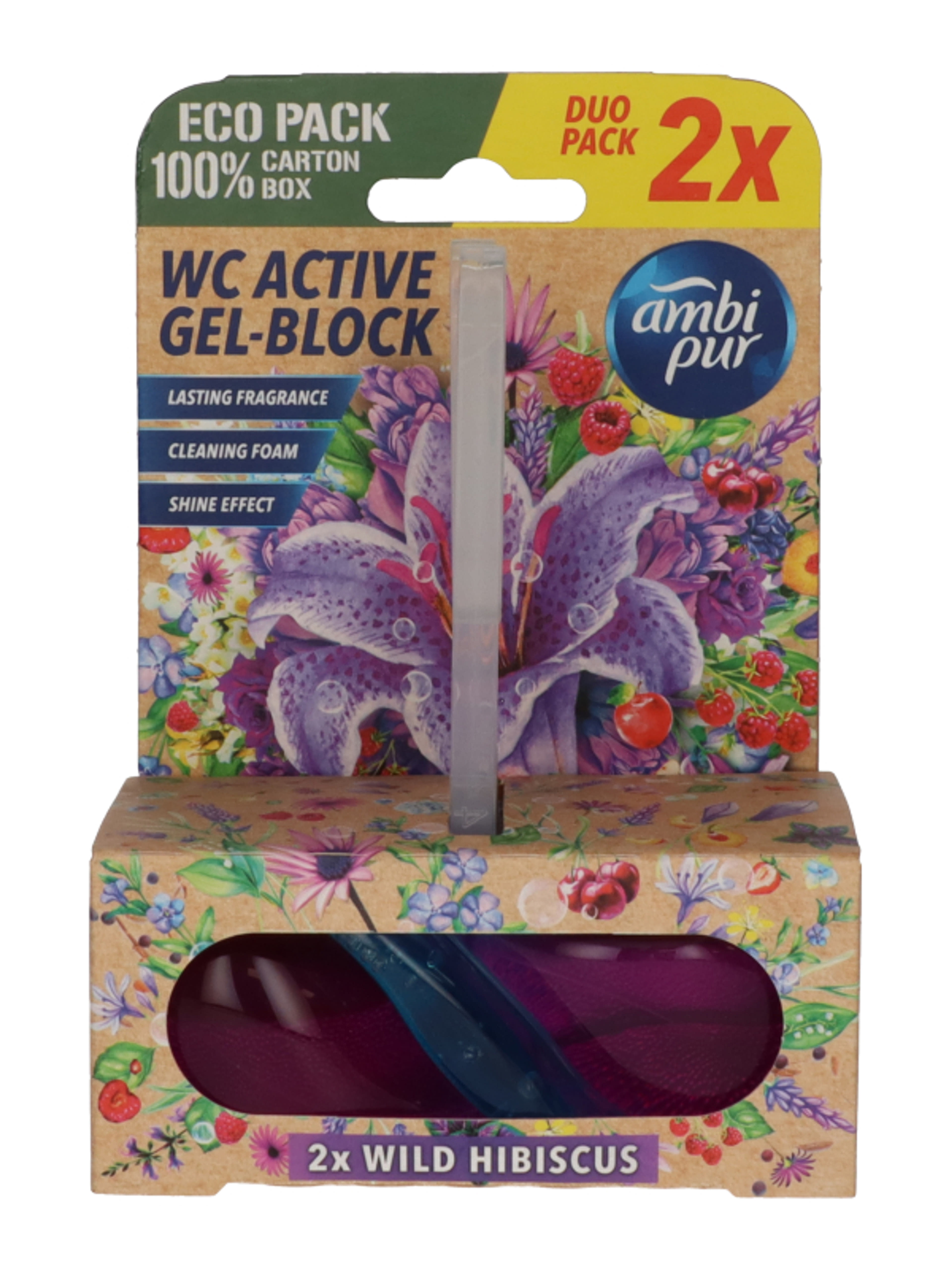 Ambi Pur Wild Hibiskus aktív WC illatosító 2x45g - 90 g-1