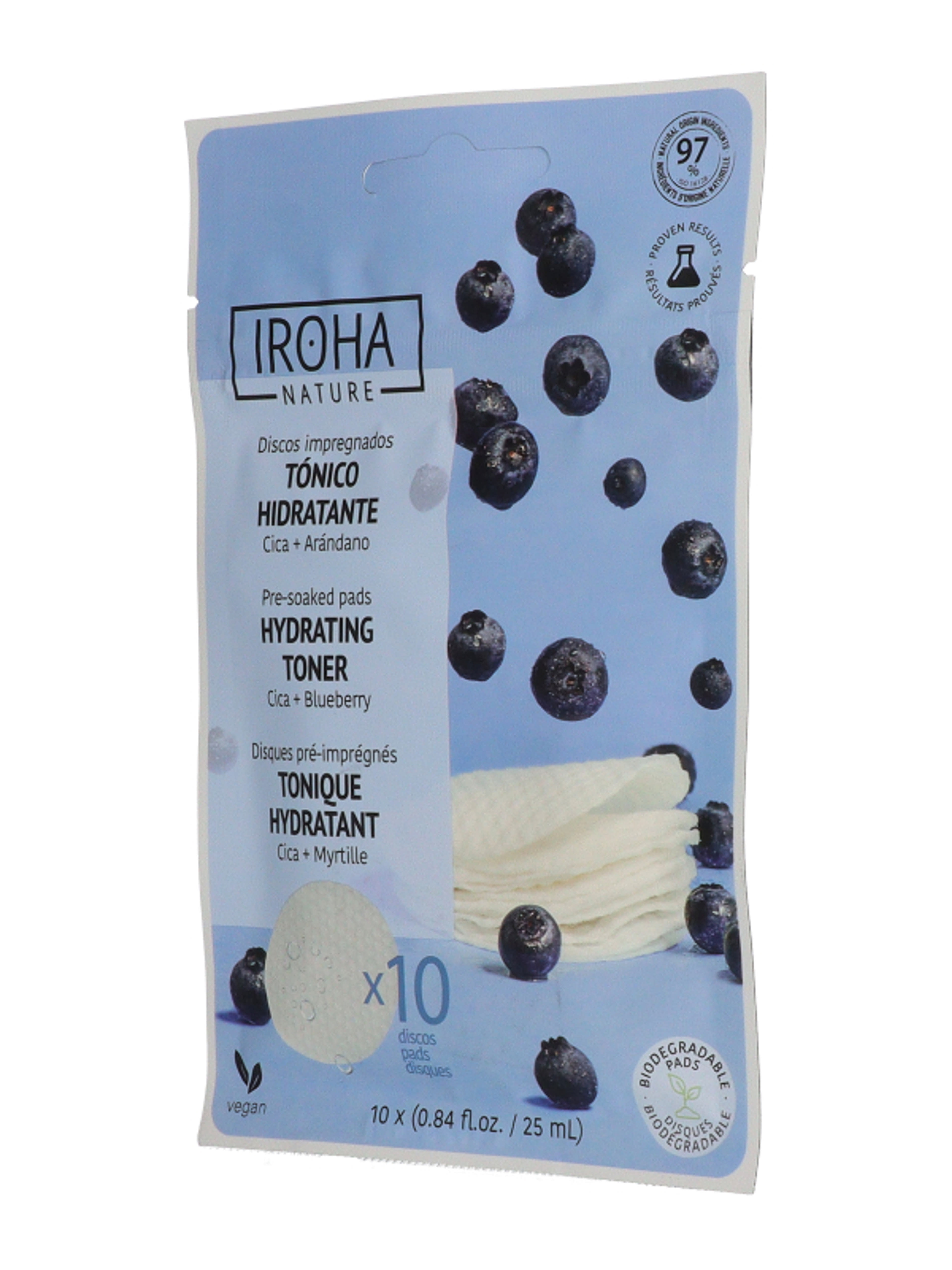 Iroha Nature hidratáló, tonizáló korong - 10 db-2