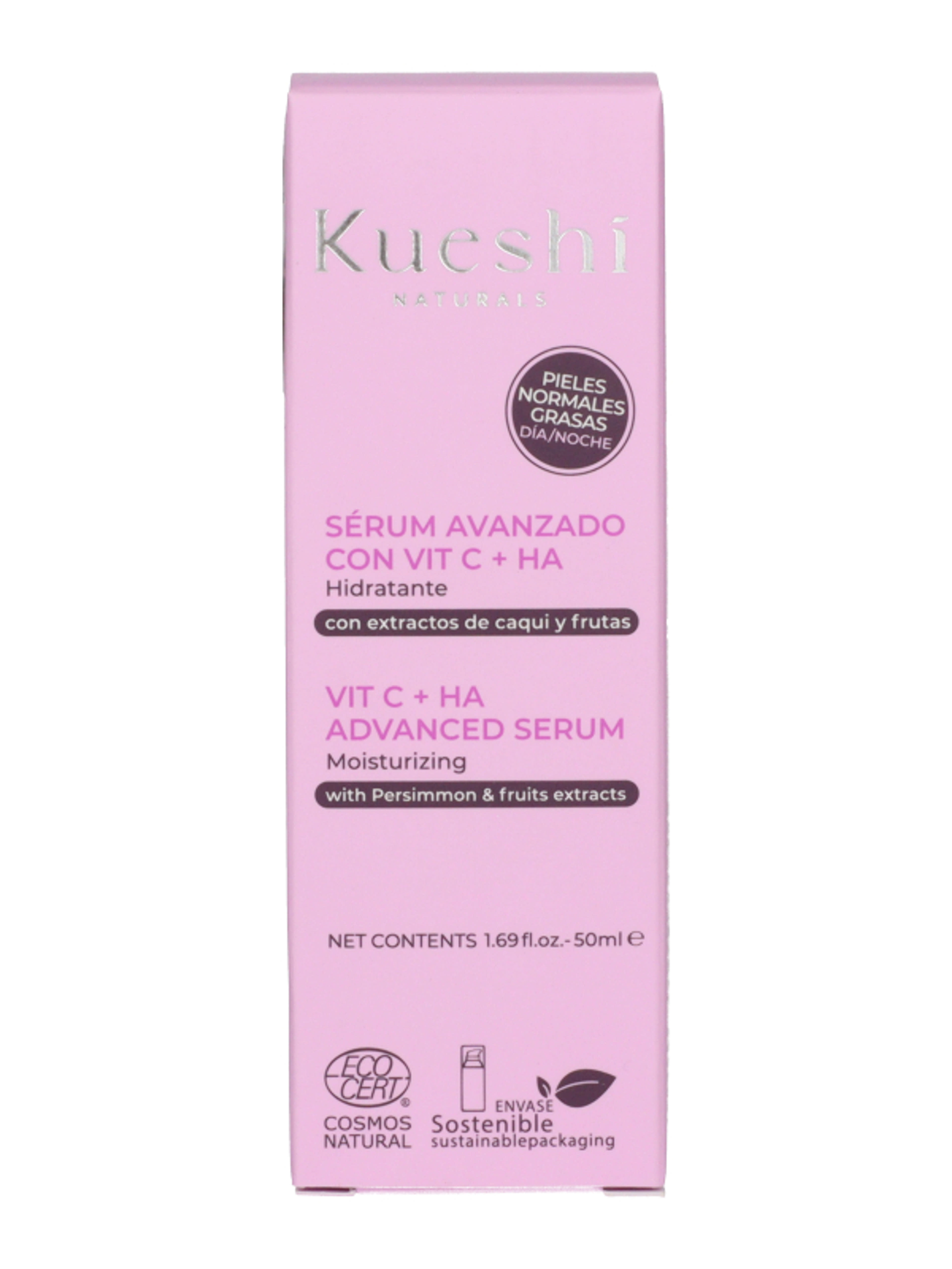 Kueshi Naturals szérum C vitaminnal és hialuronsavval - 50 ml