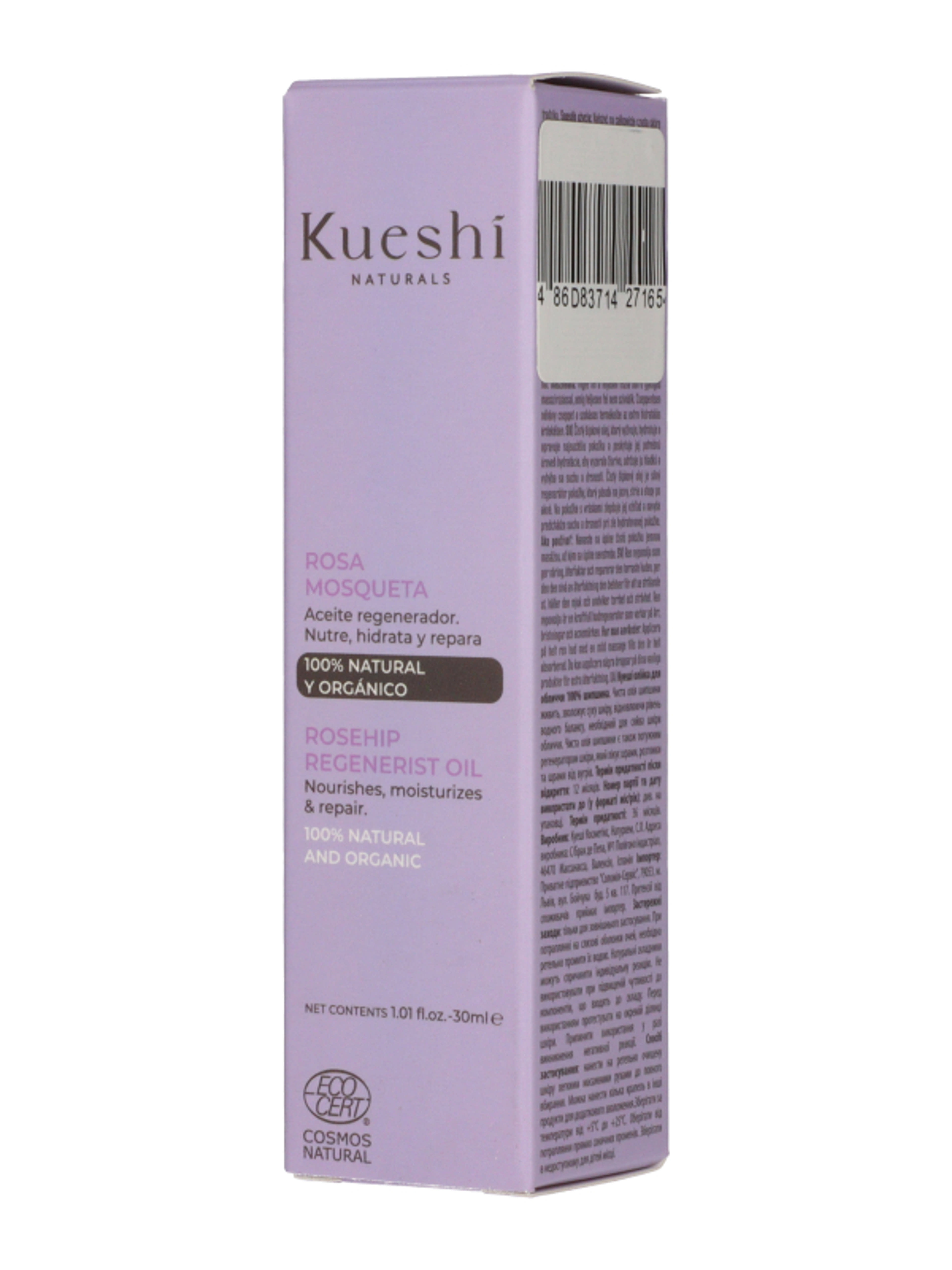 Kueshi Naturals 100% csipkebogyó olaj - 30 ml-3