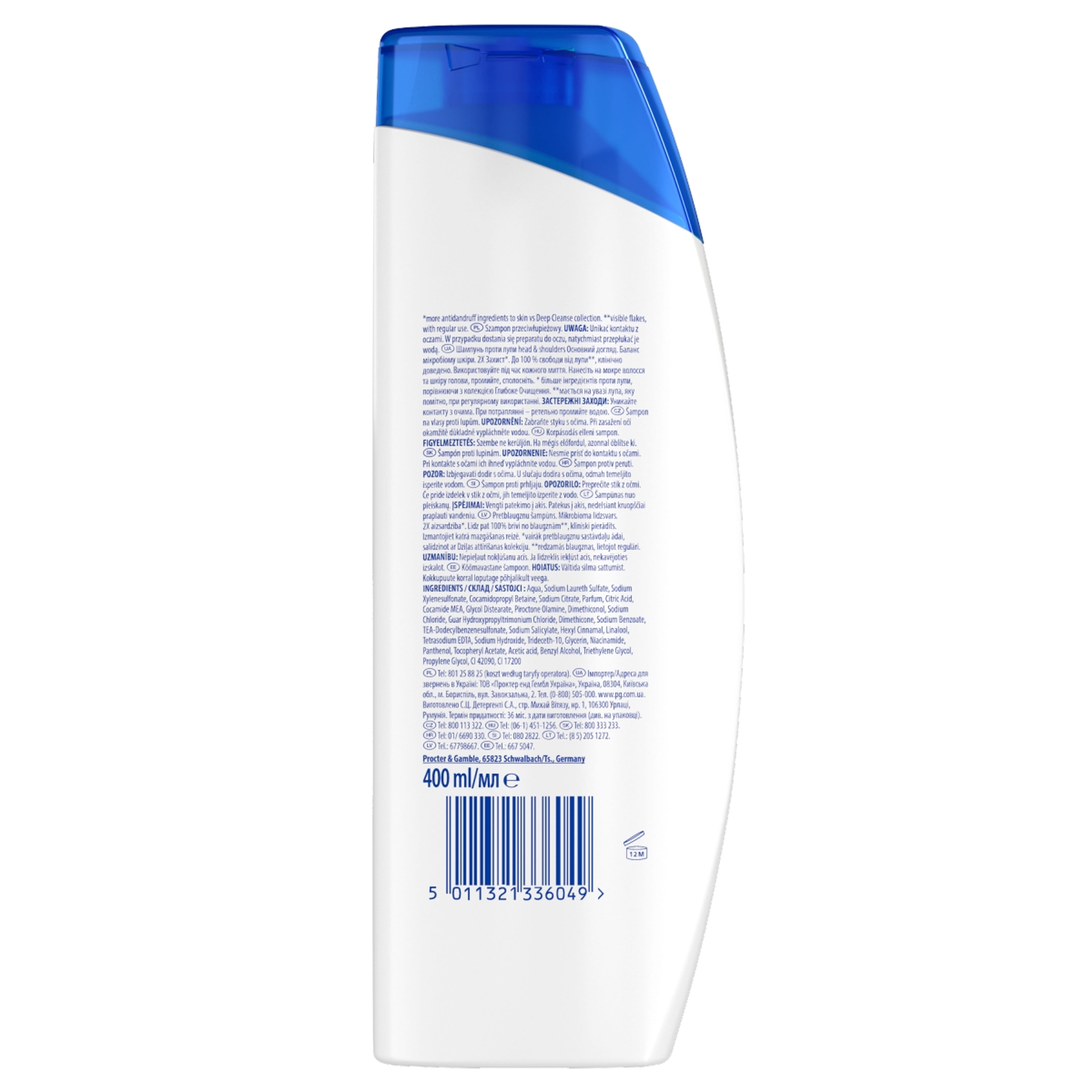 Head & Shoulders Classic Clean Normál Hajra Korpásodás Elleni sampon - 400 ml-2