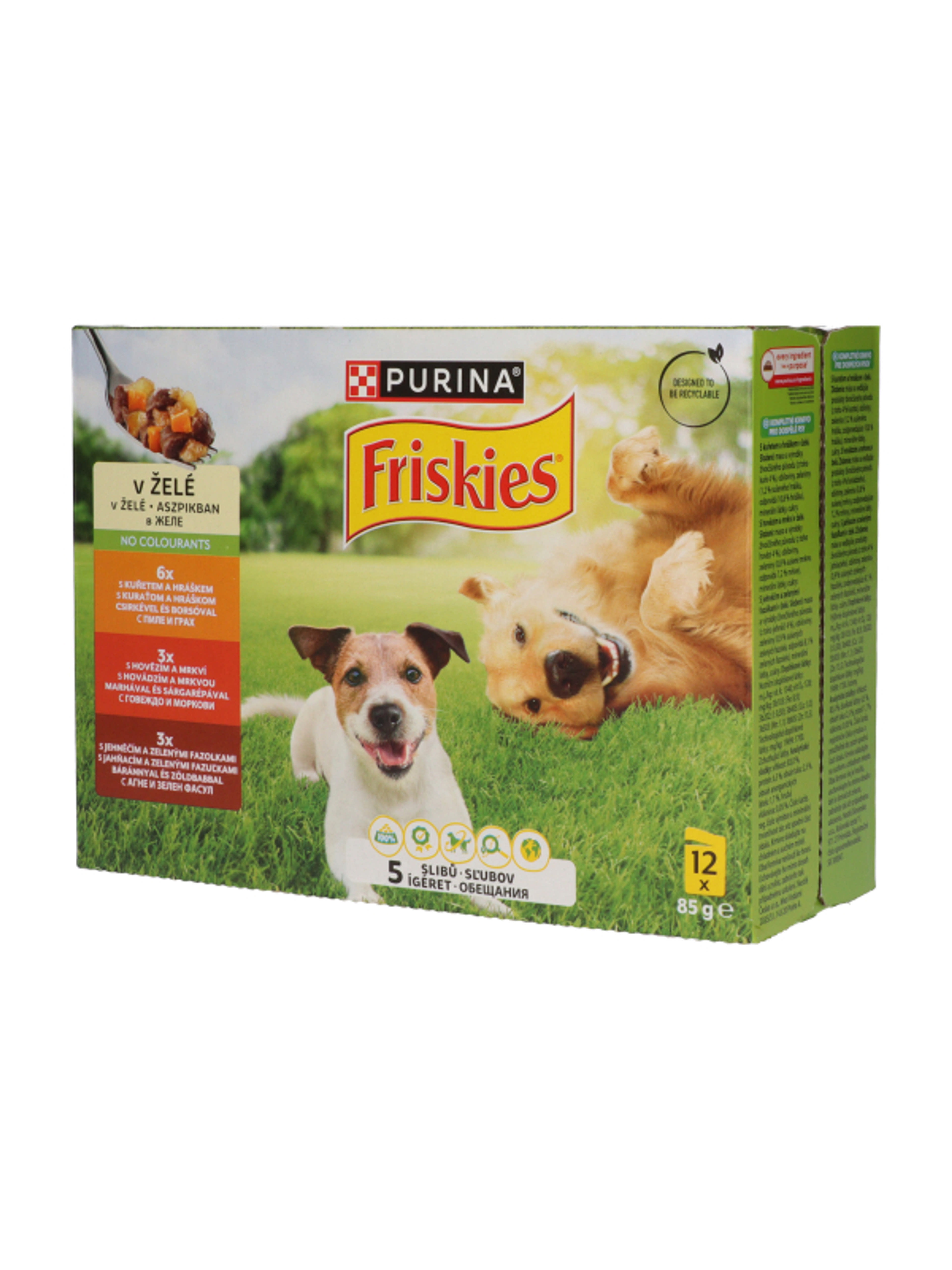 Friskies Adult aszpikos alutasak kutyáknak 12*85g - 1020 g-4