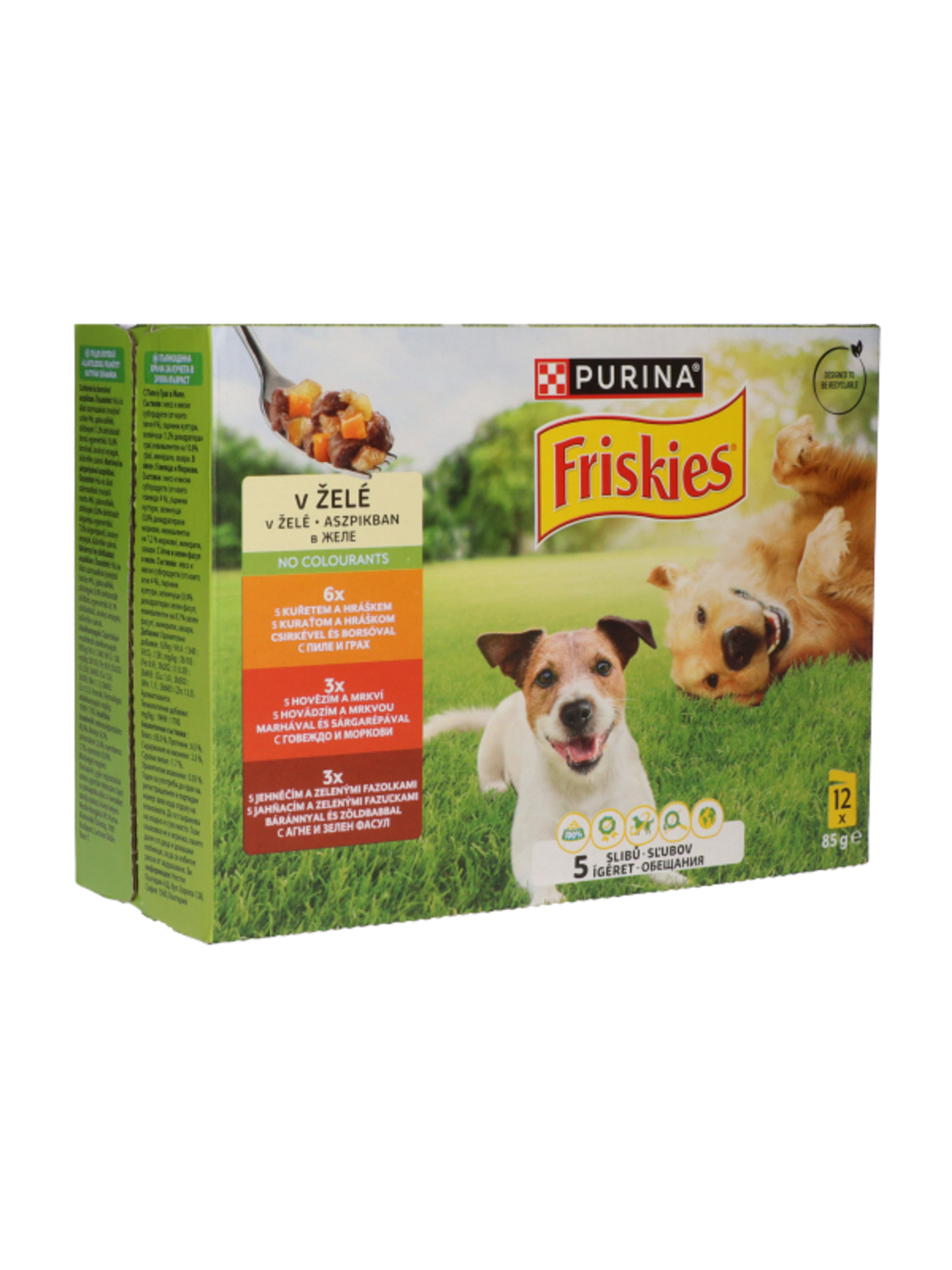 Friskies Adult aszpikos alutasak kutyáknak 12*85g - 1020 g-6