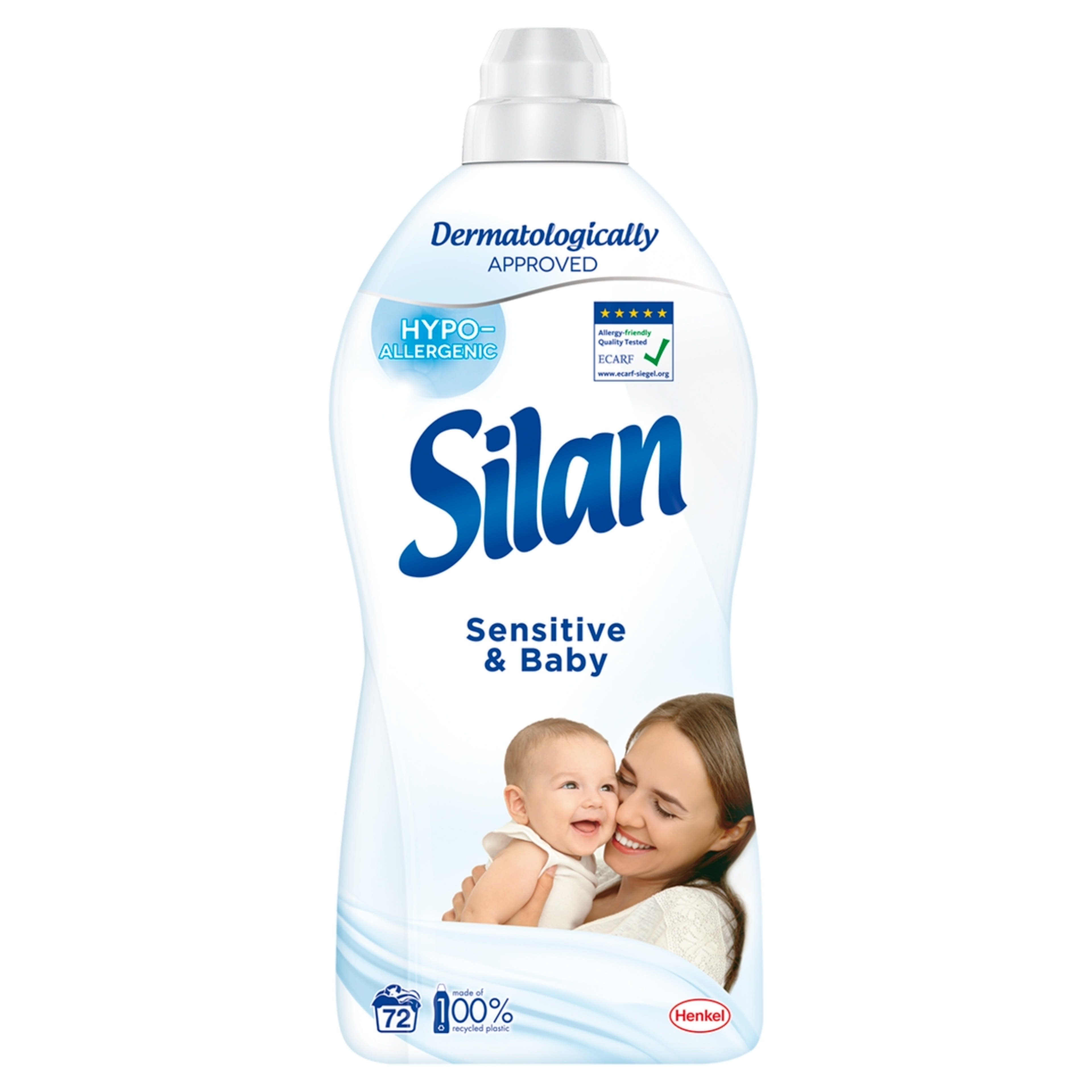 Silan Sensitive & Baby öblítő, 72 mosás - 1800 ml-1